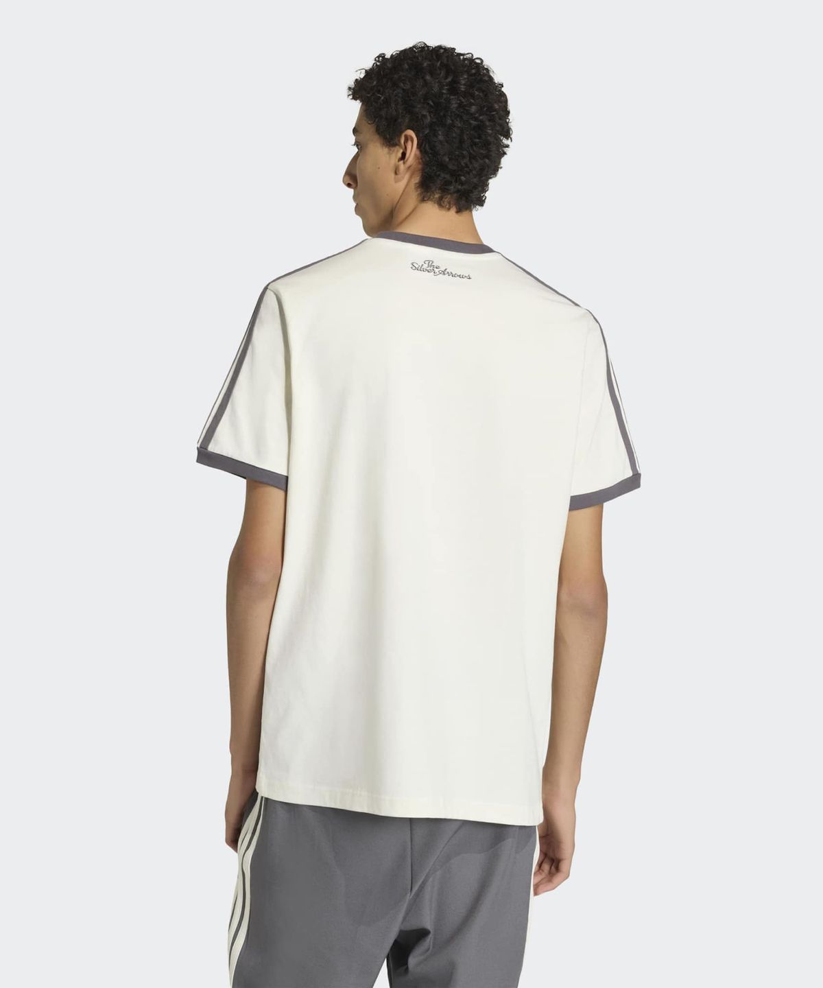 아디다스(ADIDAS) 메르세데스 AMG 페트로나스 포뮬러 1 팀 실버 애로우 아이콘 티 - 화이트:그레이 / KE8275