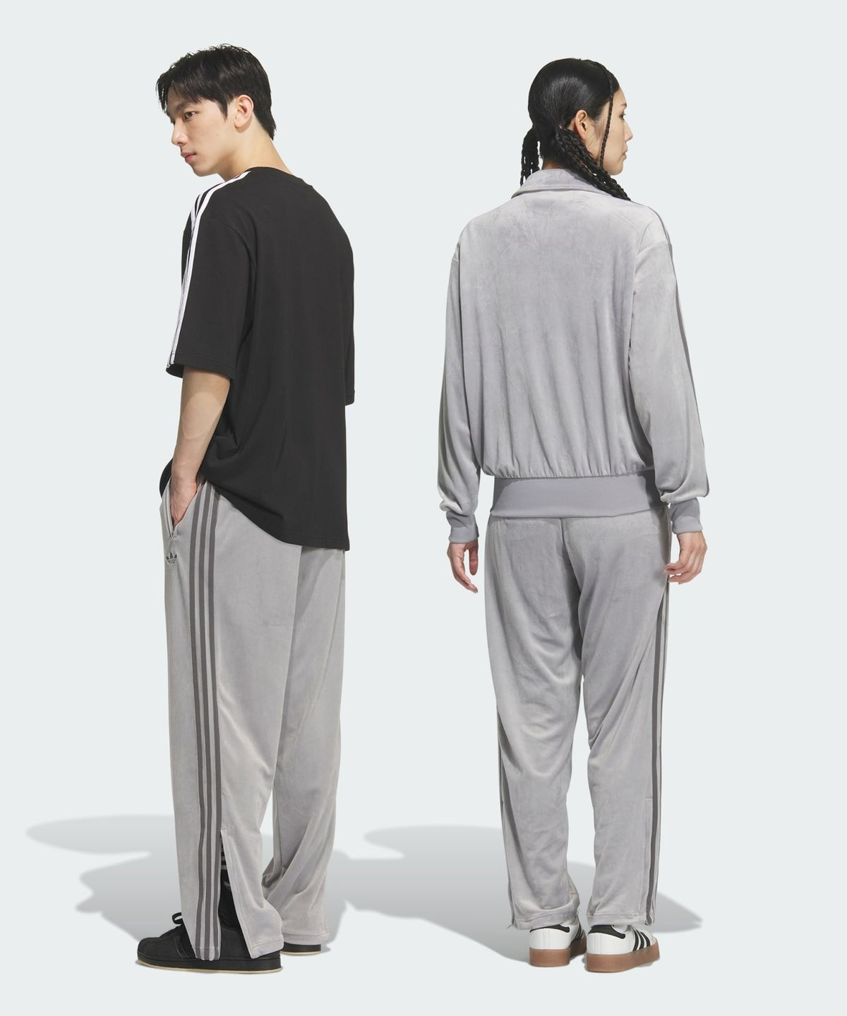 아디다스(ADIDAS) 파이어버드 벨루어 트랙 팬츠 - 라이트오닉스 / KQ5483