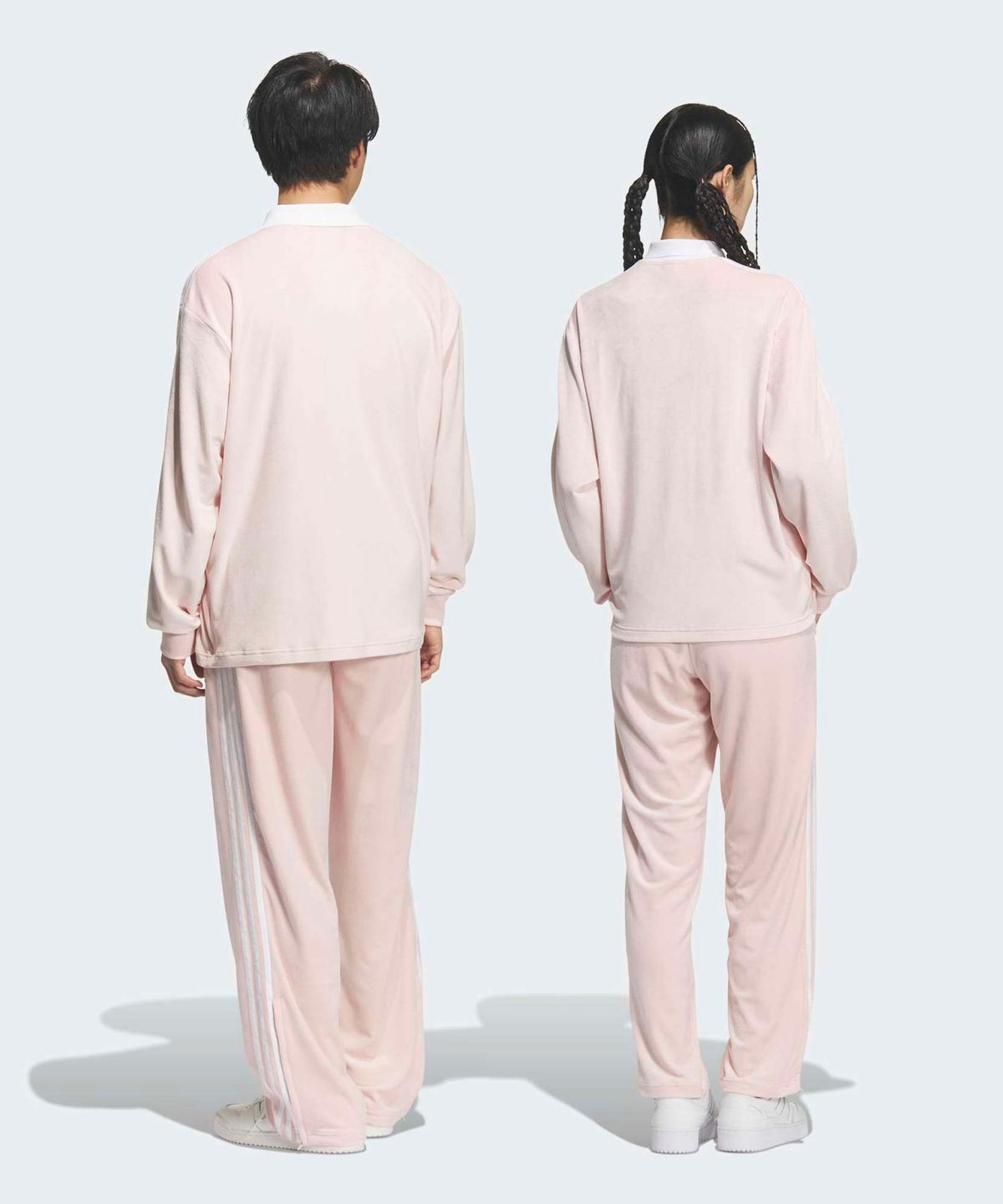 아디다스(ADIDAS) 파이어버드 벨루어 트랙 팬츠 - 샌디핑크 / KQ5484