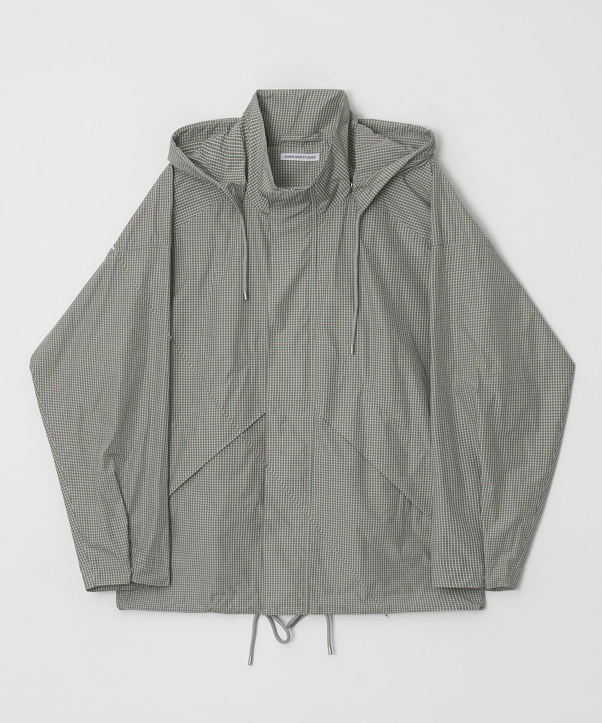정감 스튜디오(JEONGGAM STUDIOS) Check High Neck Jumper_2 color