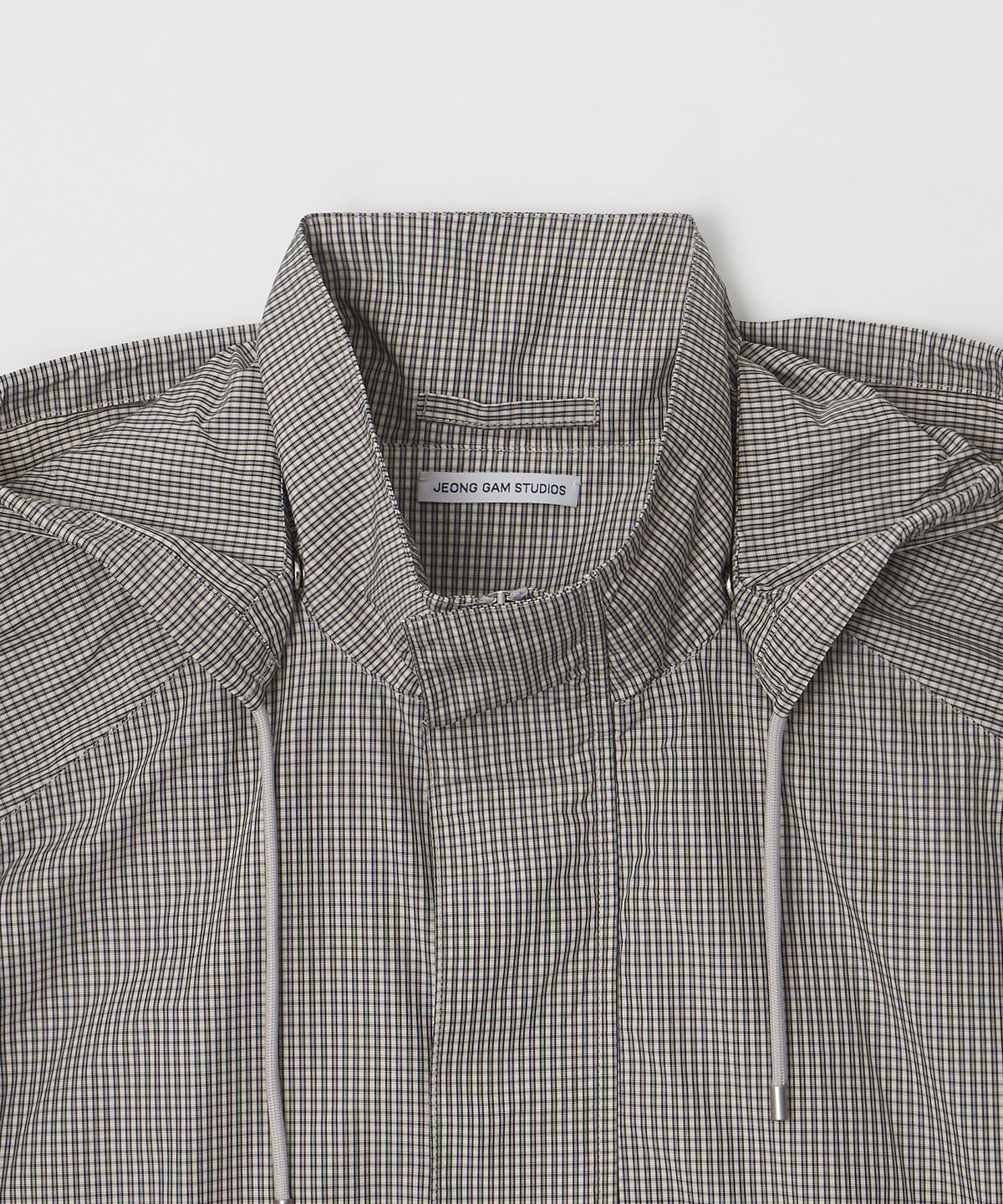정감 스튜디오(JEONGGAM STUDIOS) Check High Neck Jumper_2 color