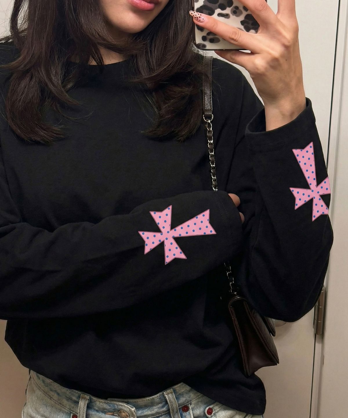 그레이버(GRAVER) [UNISEX]DOT CROSS GRAVE 롱슬리브 3color