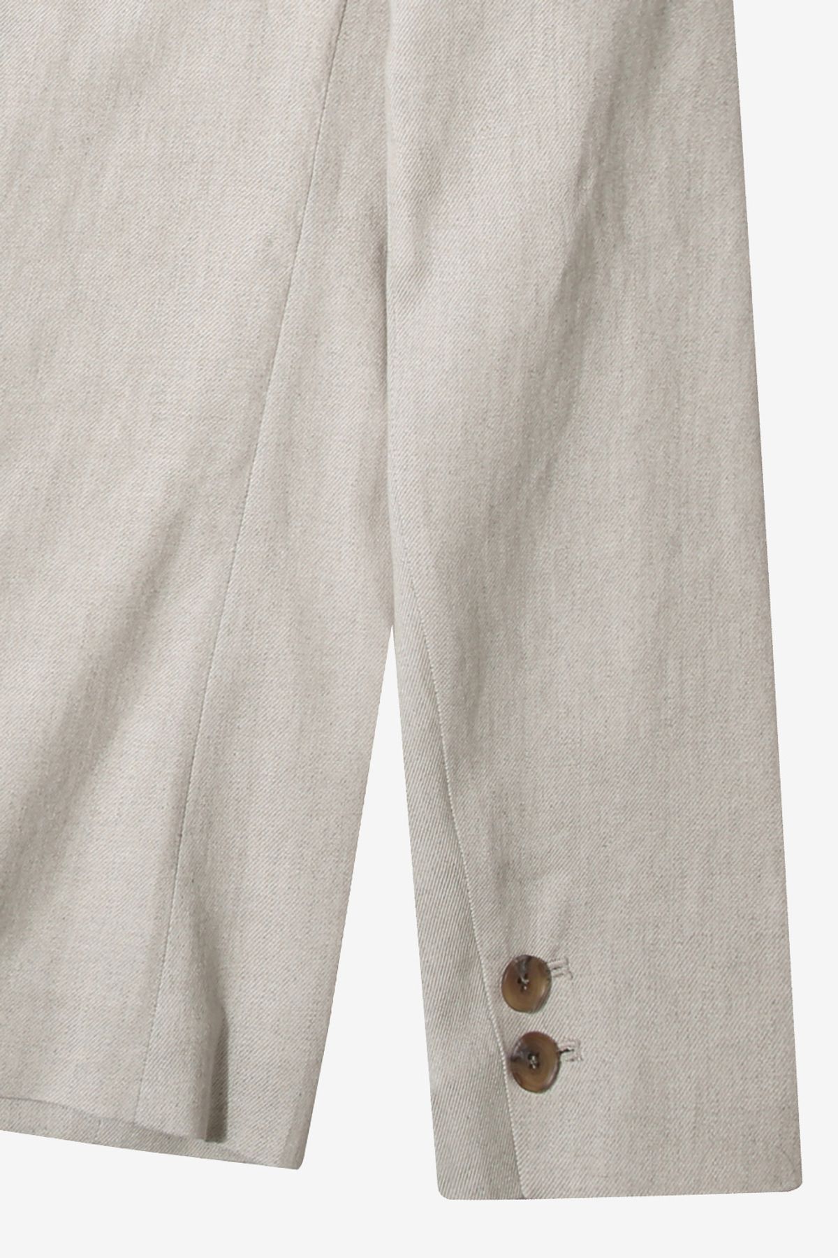 르몽생미셸(LE MONT ST MICHEL) Linen tailored single jacket_beige