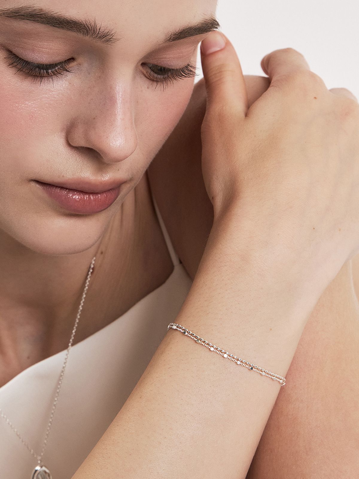 헤이(HEI) [sv925] starlike italy chain bracelet