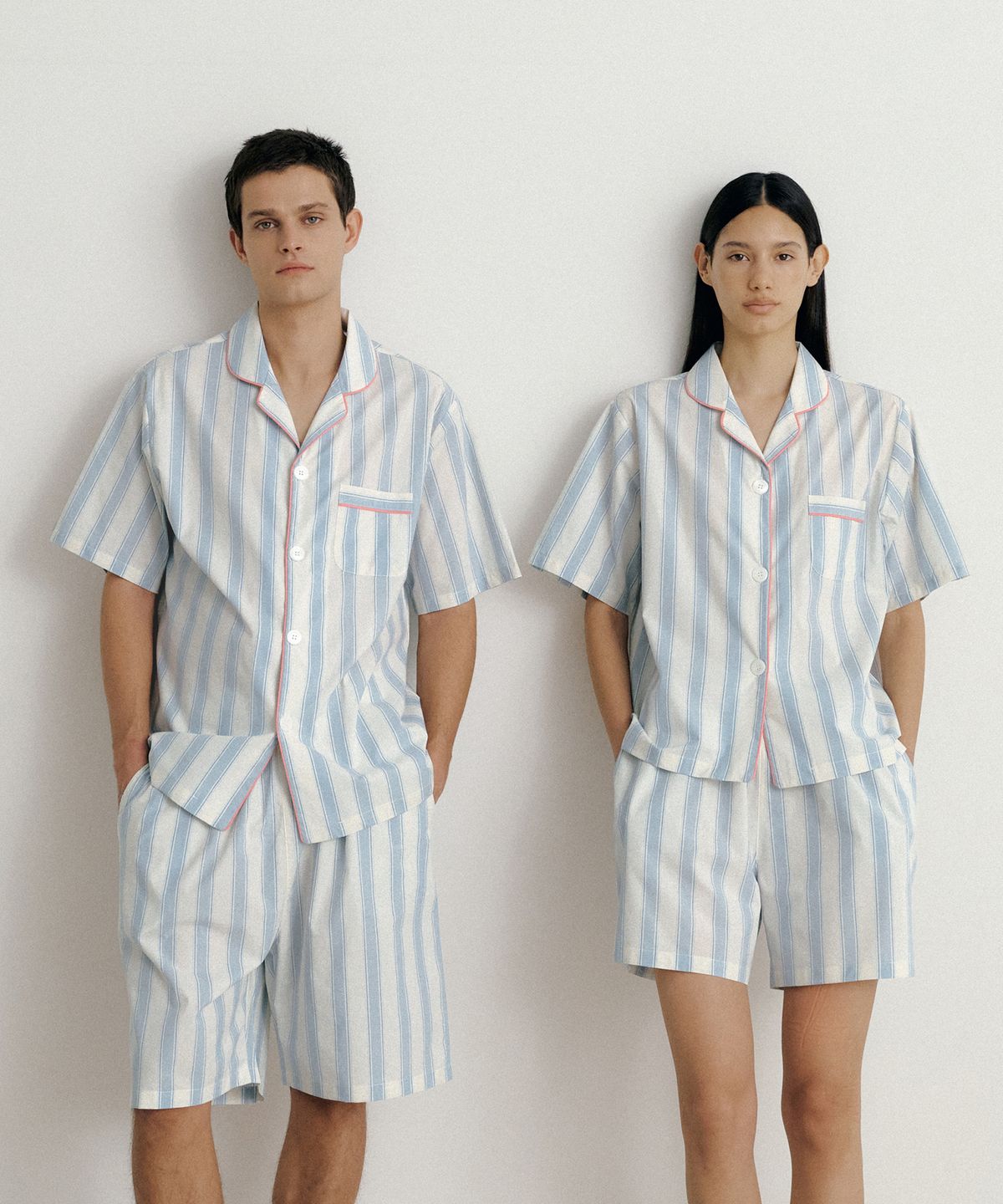 조스라운지(JO'S LOUNGE) (couple) Mist Short Pajama Set