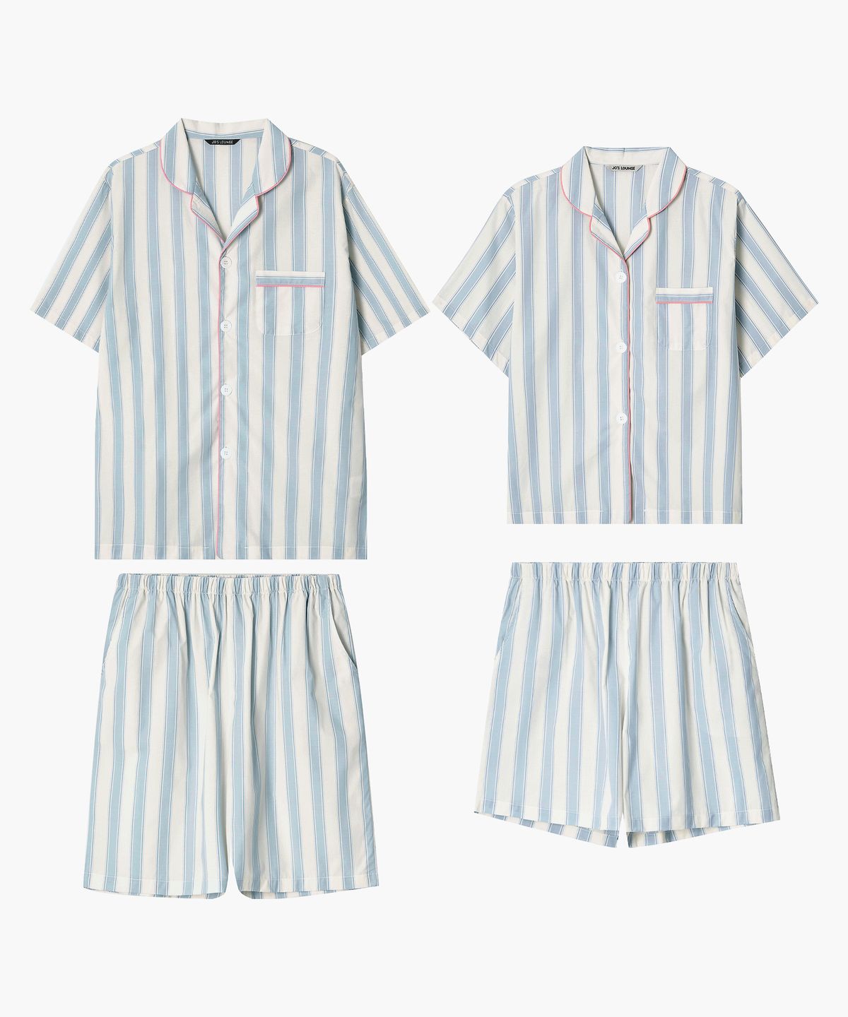 조스라운지(JO'S LOUNGE) (couple) Mist Short Pajama Set