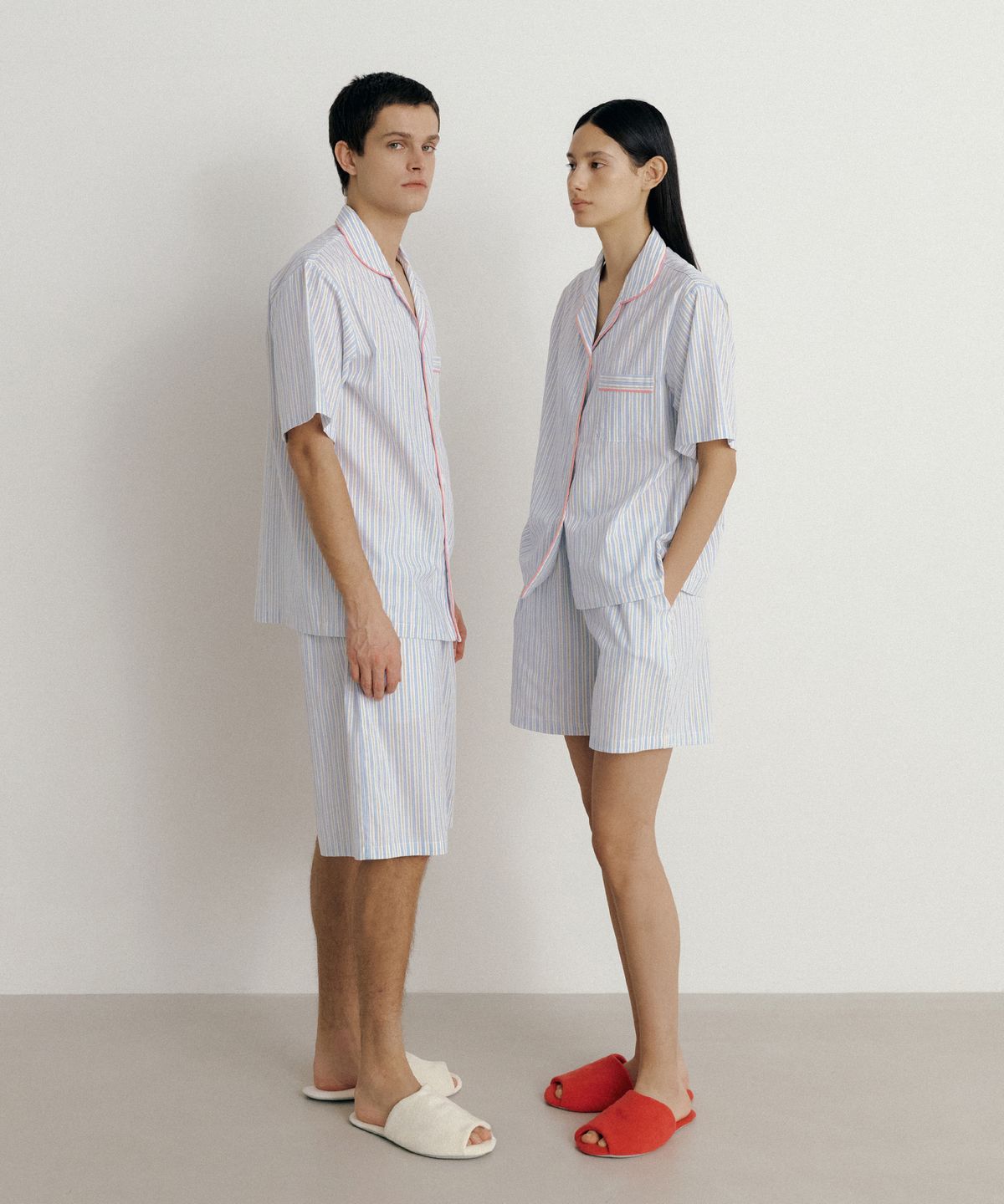 조스라운지(JO'S LOUNGE) (couple) Harbour Short Pajama Set