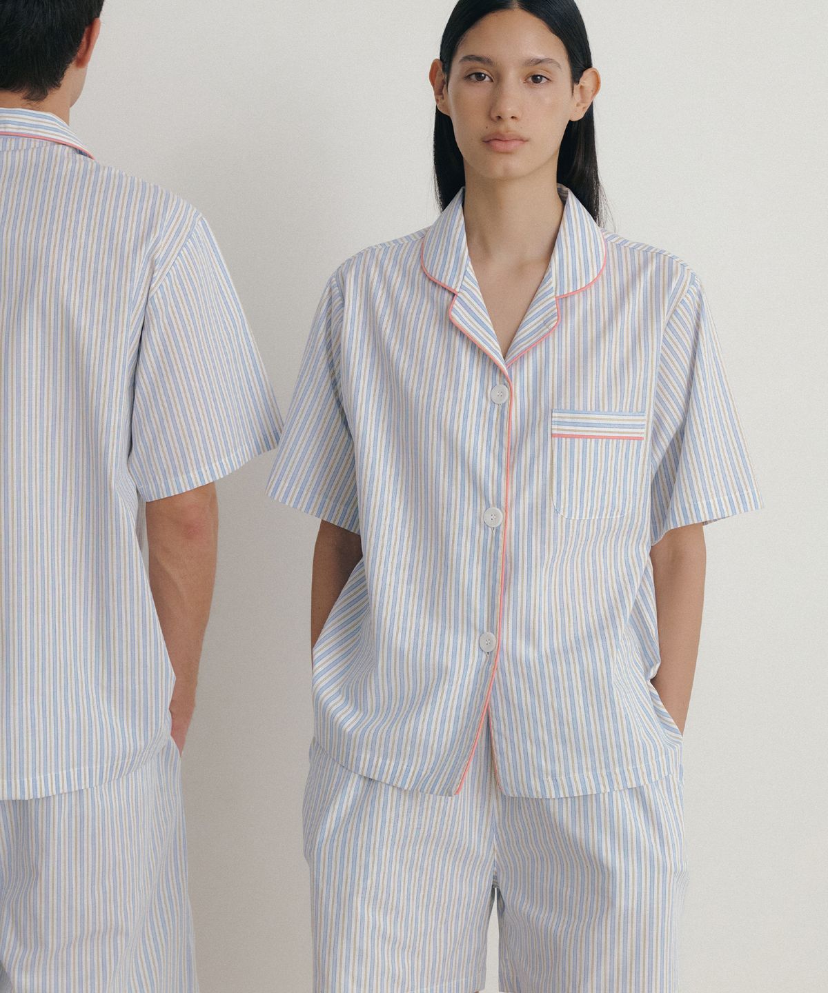 조스라운지(JO'S LOUNGE) (couple) Harbour Short Pajama Set