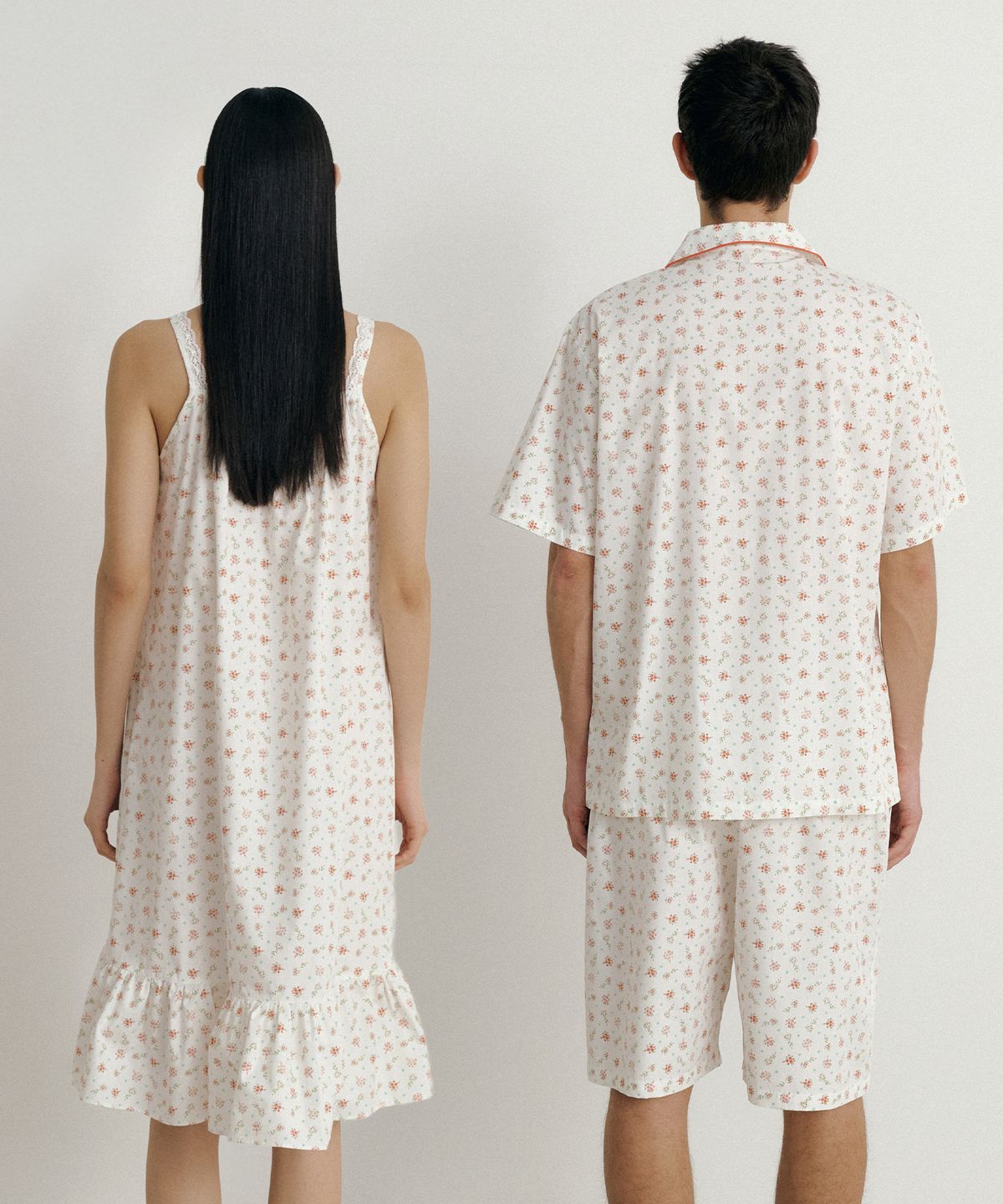 조스라운지(JO'S LOUNGE) (couple) Picnic Short Pajama Set + One-piece