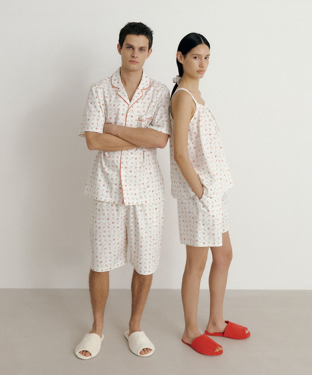조스라운지(JO'S LOUNGE) (couple) Picnic Short Pajama Set + Two-piece