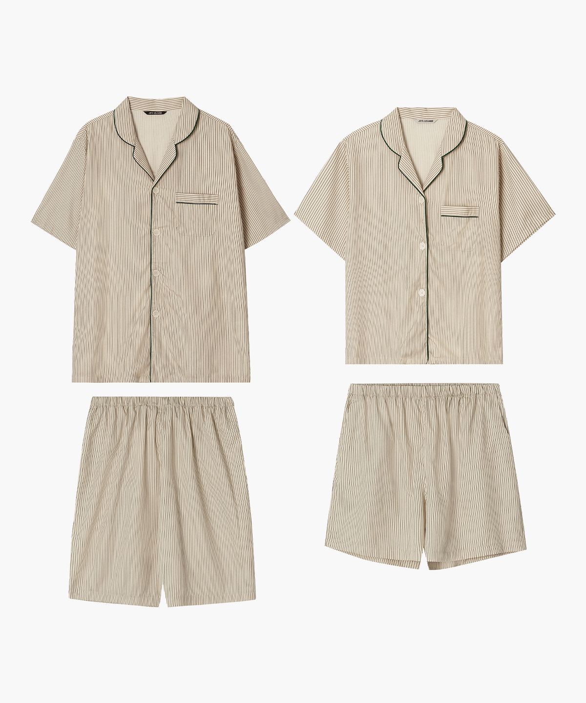 조스라운지(JO'S LOUNGE) [모달] (couple) Butter Short Pajama Set