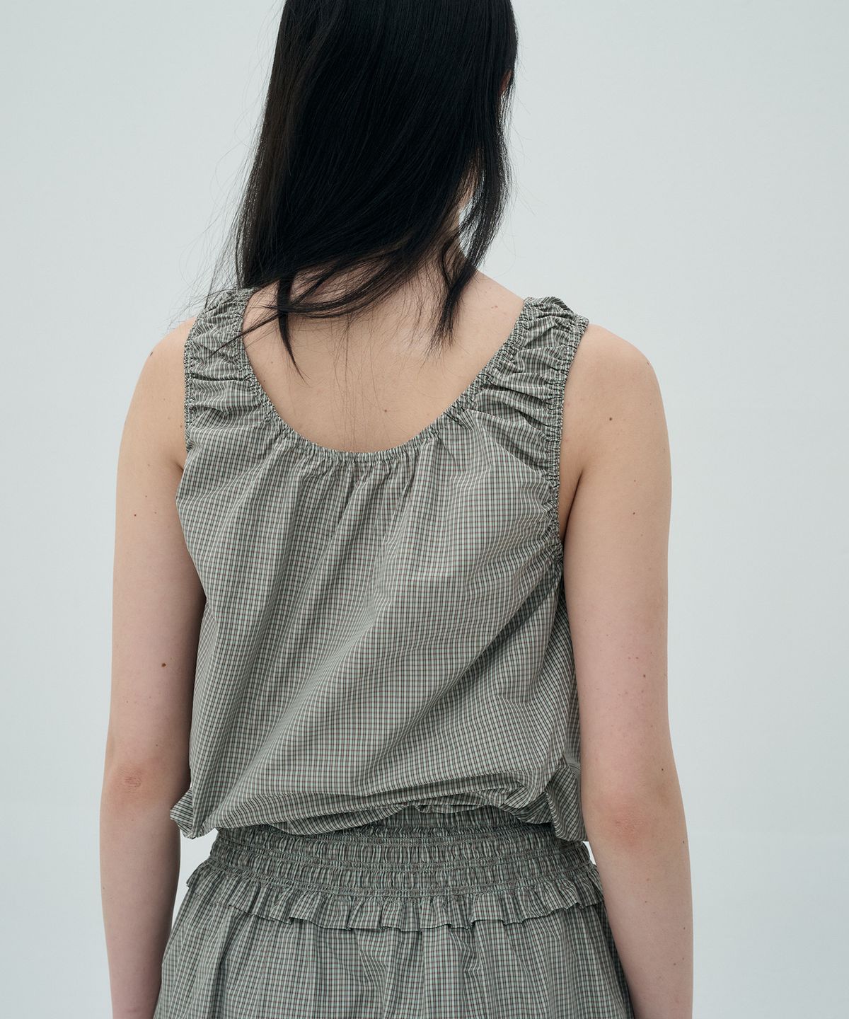 정감 스튜디오(JEONGGAM STUDIOS) Check Sleeveless_2 color
