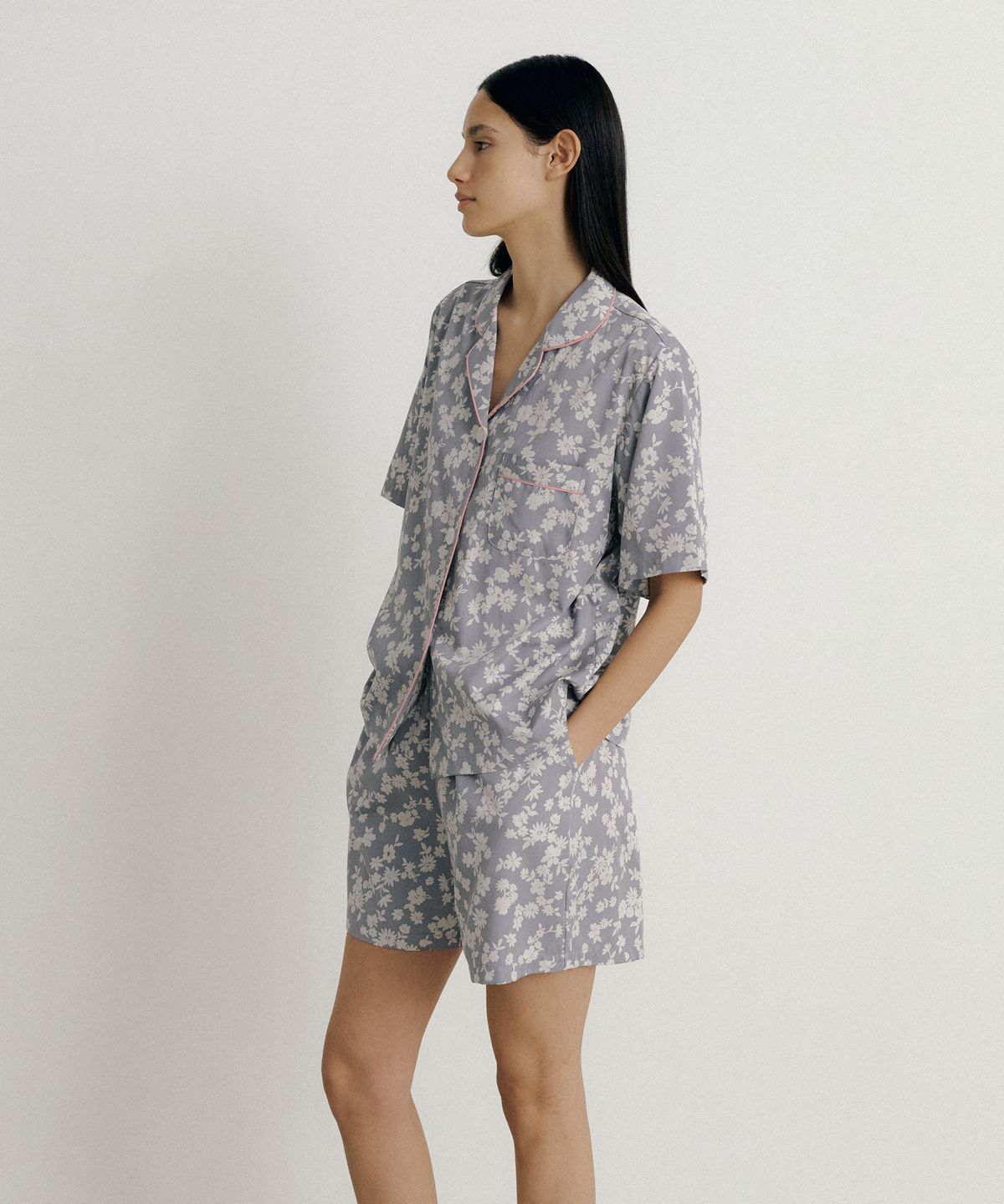 조스라운지(JO'S LOUNGE) [모달](w) Botanic Short Pajama Set