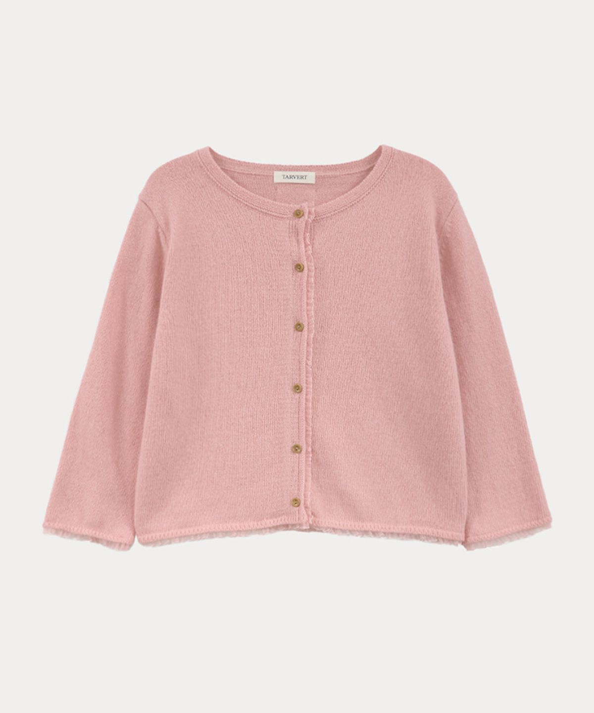 타버트(TARVERT) Mua Half sleeves lace Cardigan - Pink