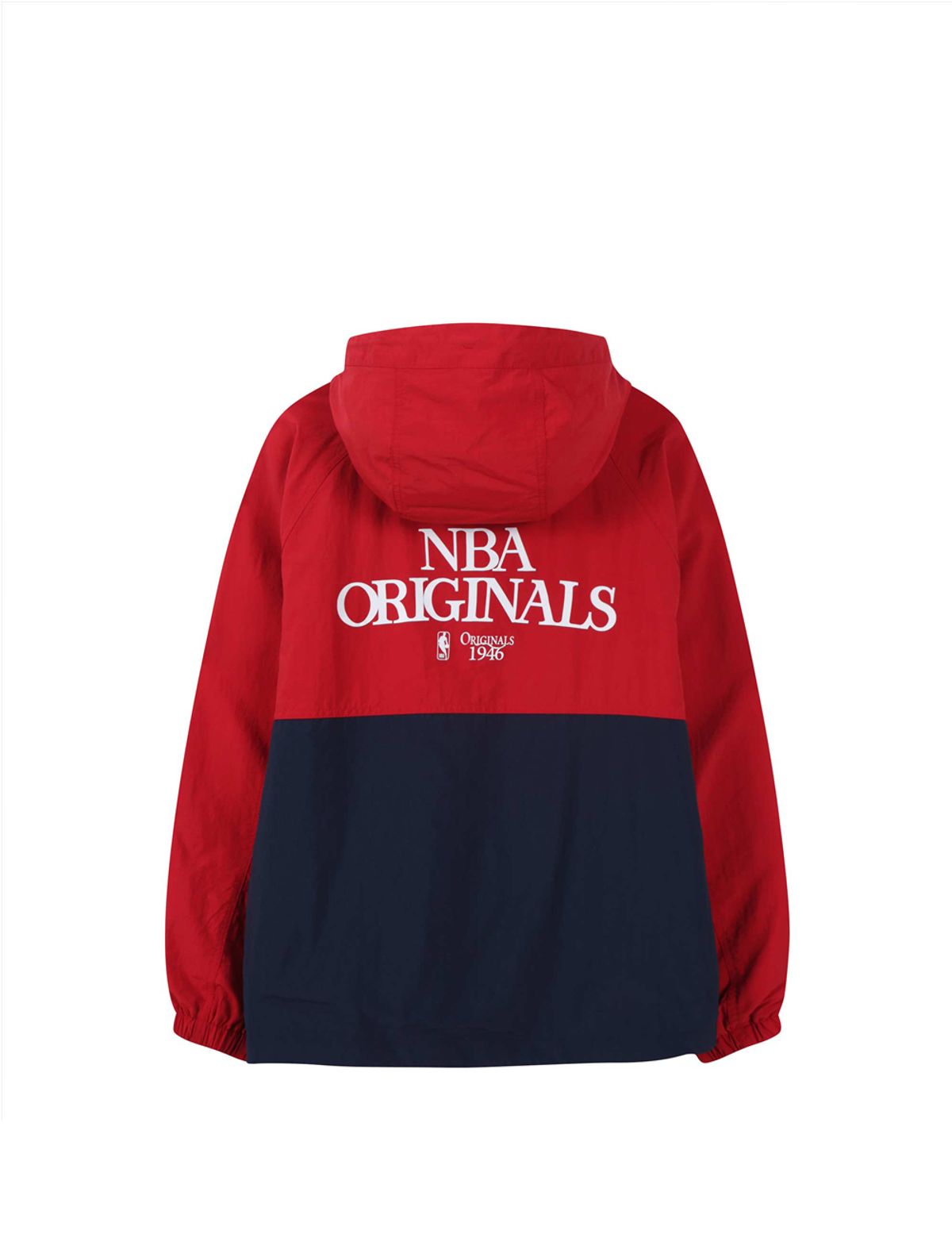 엔비에이(NBA) ORIGINALS46 배색 바람막이 네이비