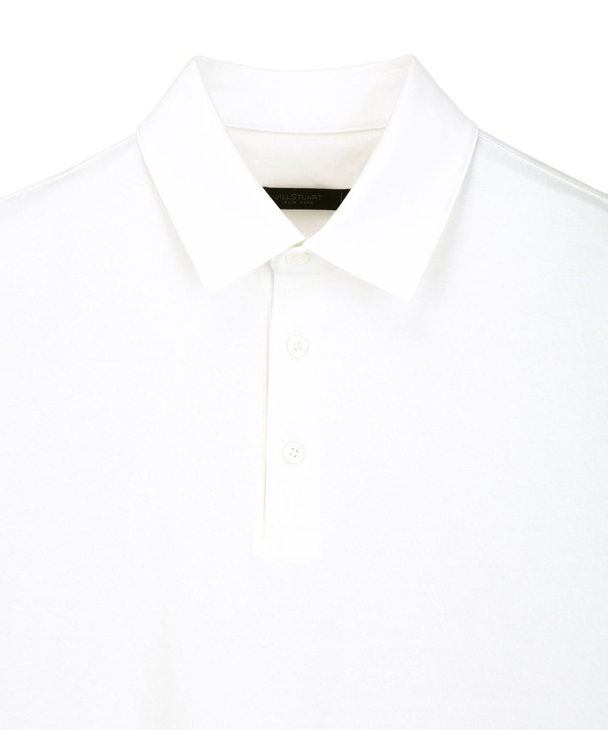 질스튜어트뉴욕 맨(JILLSTUART NEWYORK MEN) 시그니처  카라 티셔츠 - 오프화이트(JNTS6B301WT)