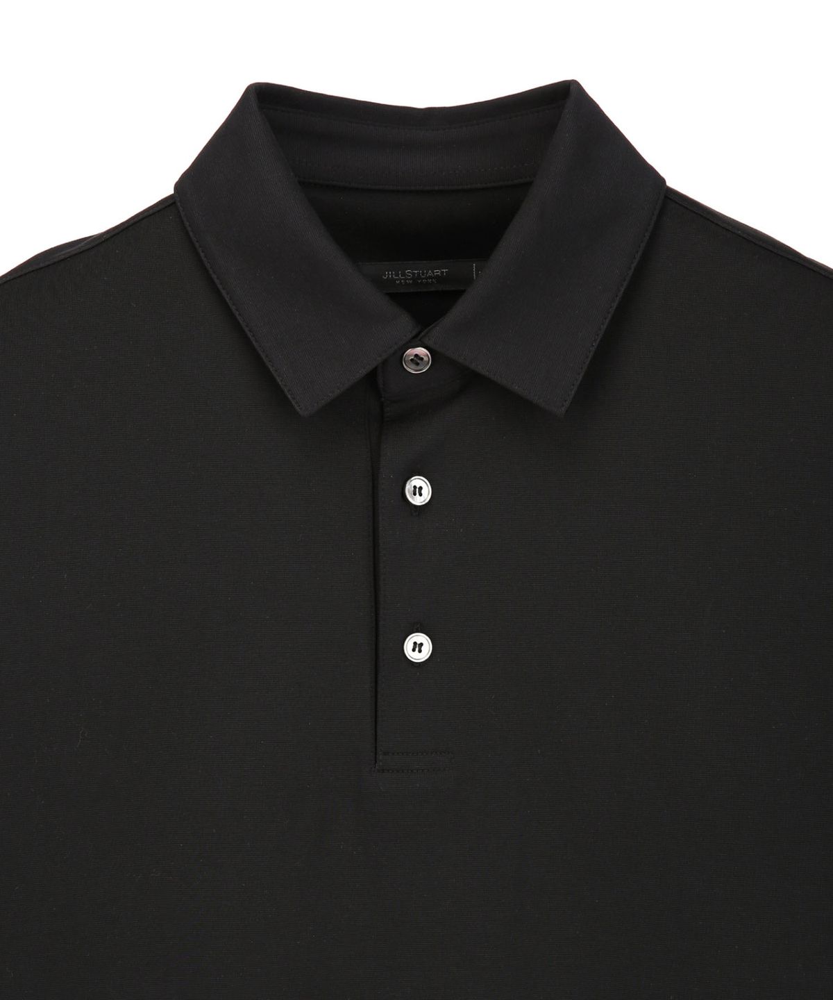 질스튜어트뉴욕 맨(JILLSTUART NEWYORK MEN) 시그니처  카라 티셔츠 - 블랙(JNTS6B301BK)
