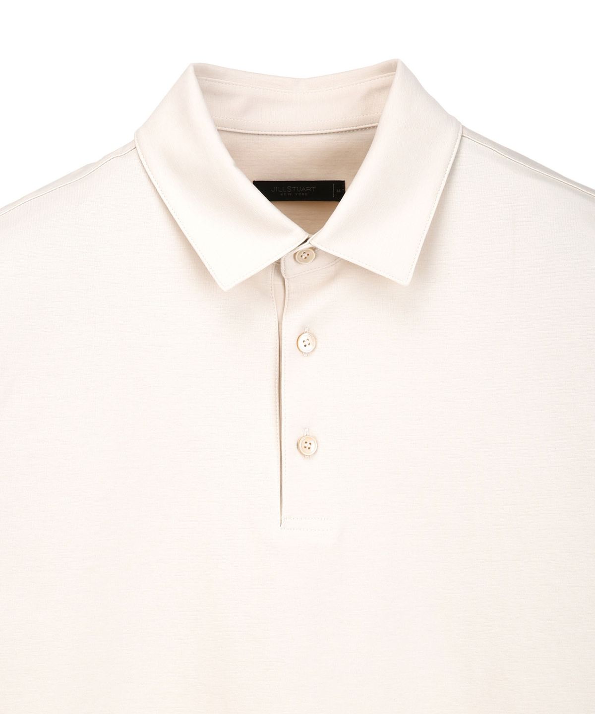 질스튜어트뉴욕 맨(JILLSTUART NEWYORK MEN) 시그니처  카라 티셔츠 - 라이트베이지(JNTS6B301I1)