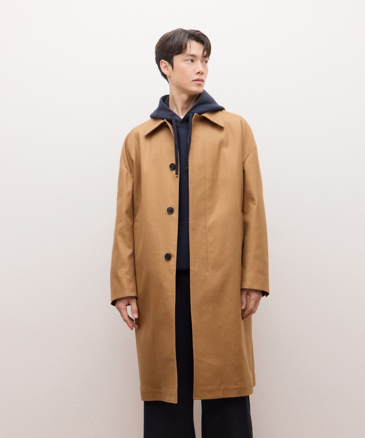 질스튜어트뉴욕 맨(JILLSTUART NEWYORK MEN) 코튼 트윌 트렌치 코트 - 베이지(JNCO6A201I2)
