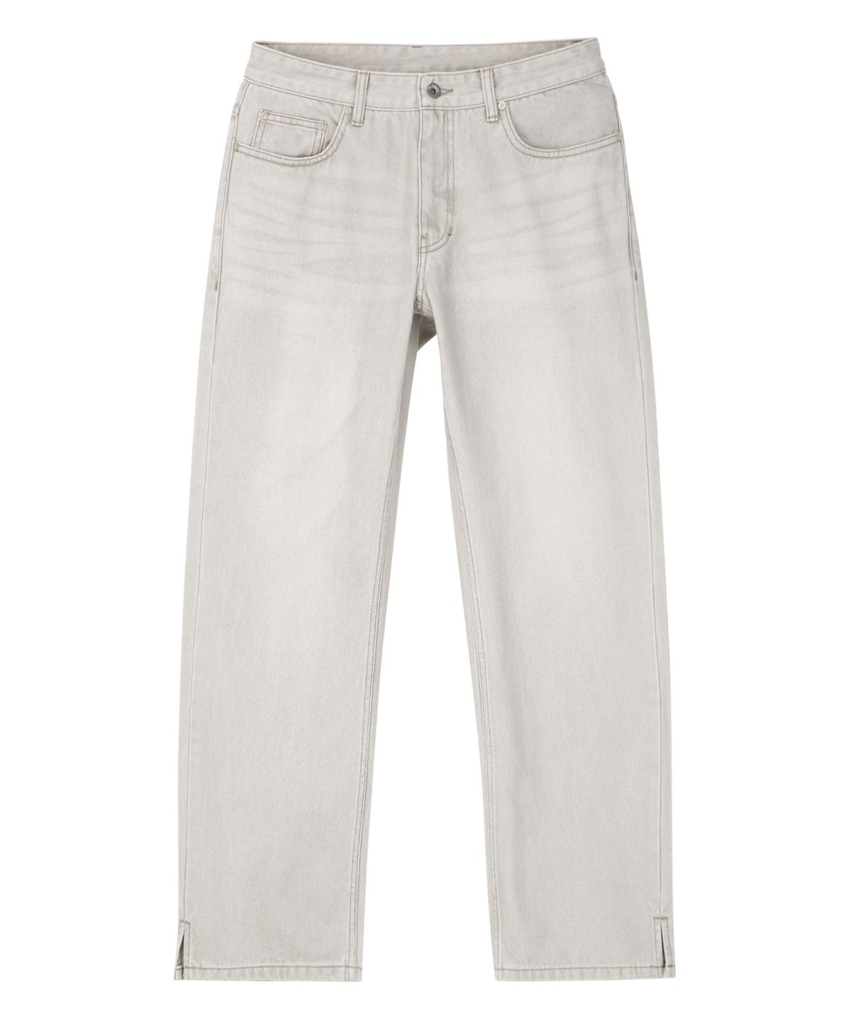 질스튜어트뉴욕 맨(JILLSTUART NEWYORK MEN) [STRAIGHT-FIT] 스트레이트 데님 팬츠 - 라이트그레이(JNPA6B005G1)