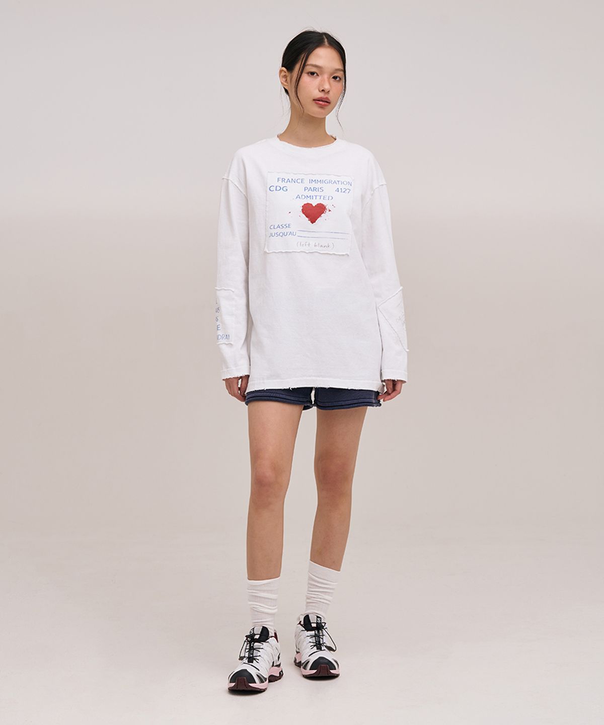 졸리앙볼(JOLIEENVOL) INSIDE OUT LONG SLEEVE (WHITE)