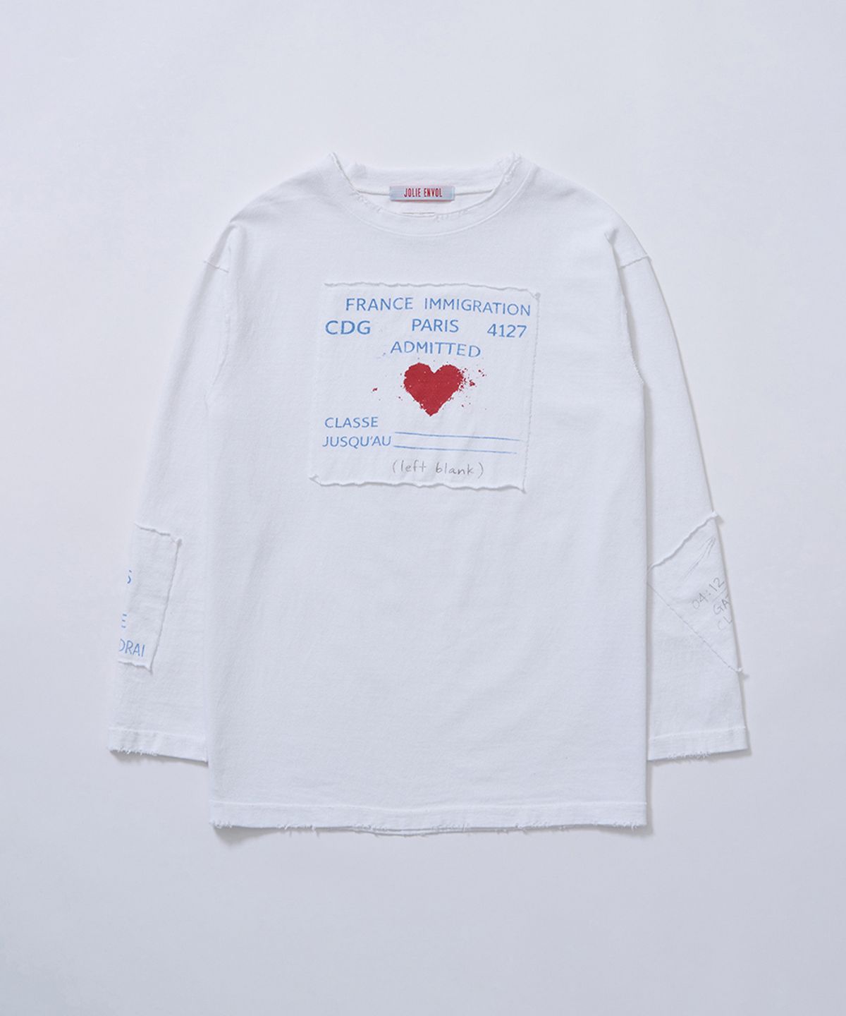 졸리앙볼(JOLIEENVOL) INSIDE OUT LONG SLEEVE (WHITE)