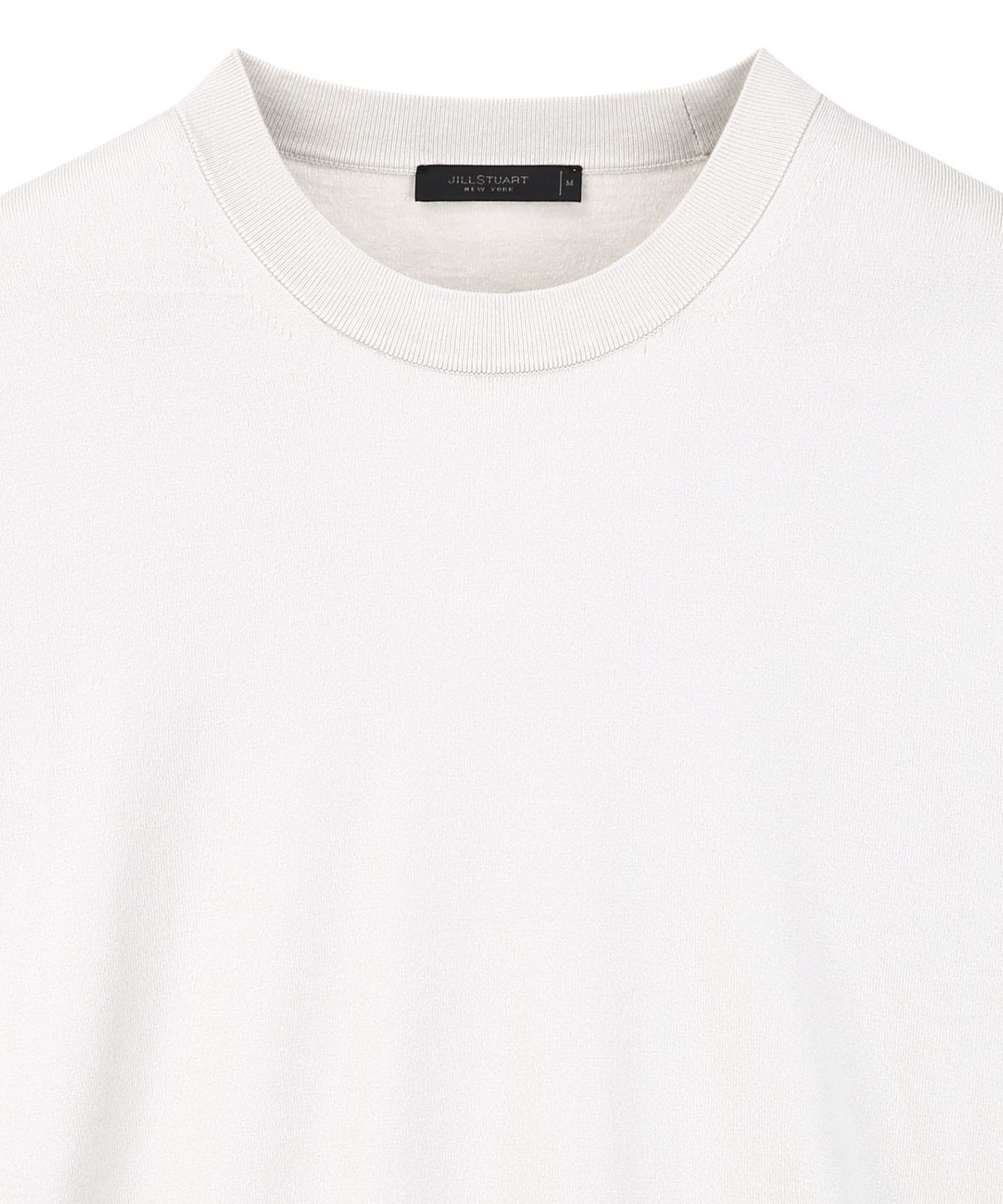 질스튜어트뉴욕 맨(JILLSTUART NEWYORK MEN) 실키 크루넥 니트 - 라이트그레이(JNSW6A210G1)