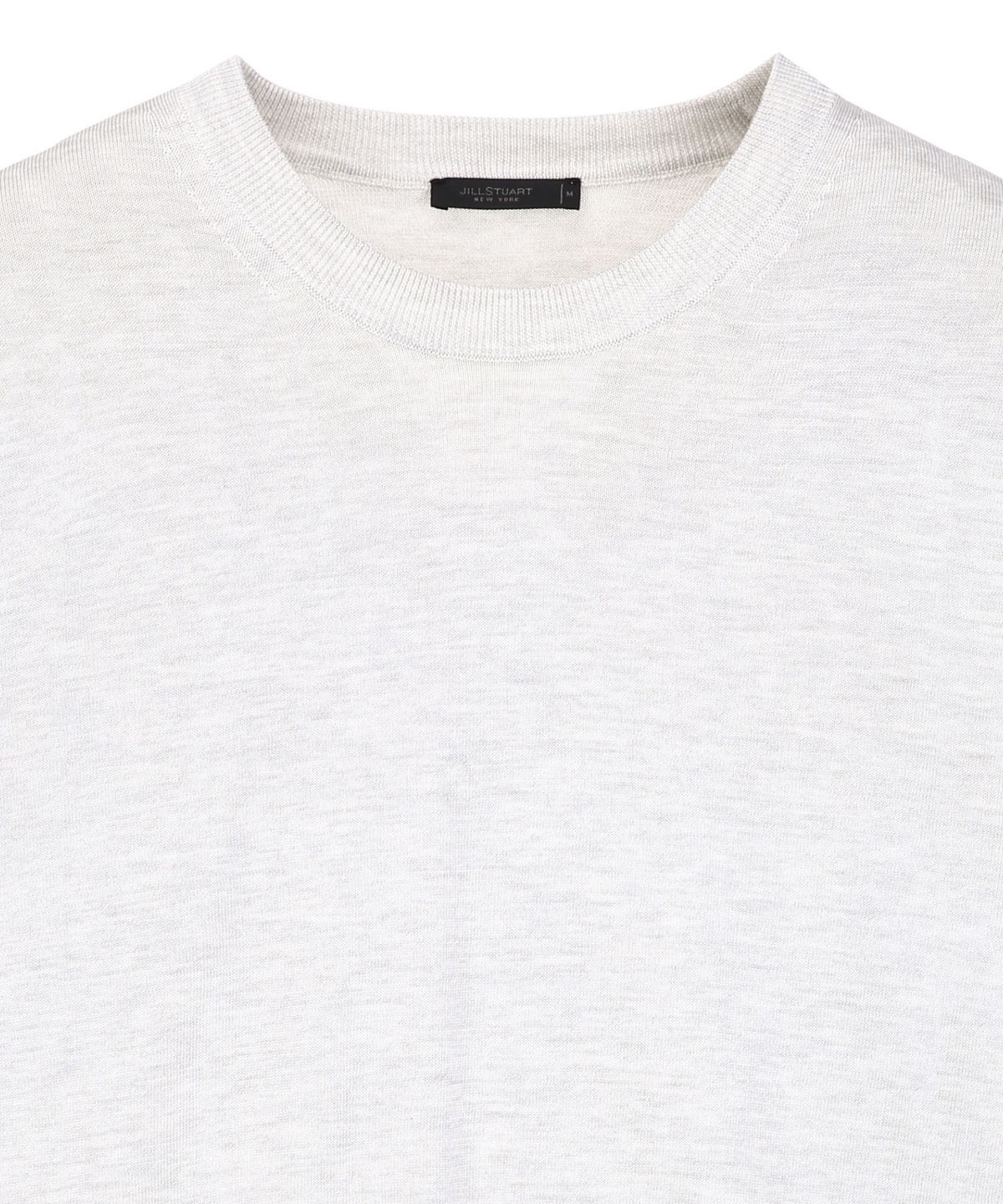 질스튜어트뉴욕 맨(JILLSTUART NEWYORK MEN) 실크 블렌드 크루넥 니트 - 라이트그레이(JNSW6A103G1)