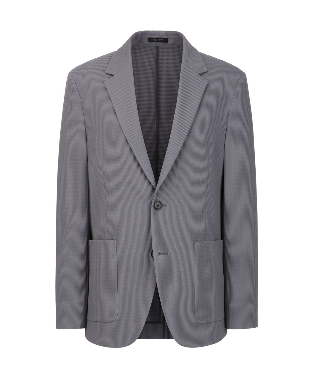 질스튜어트뉴욕 맨(JILLSTUART NEWYORK MEN) 골지 서커 셋업 자켓 - 그레이(JNJA6B483G2)