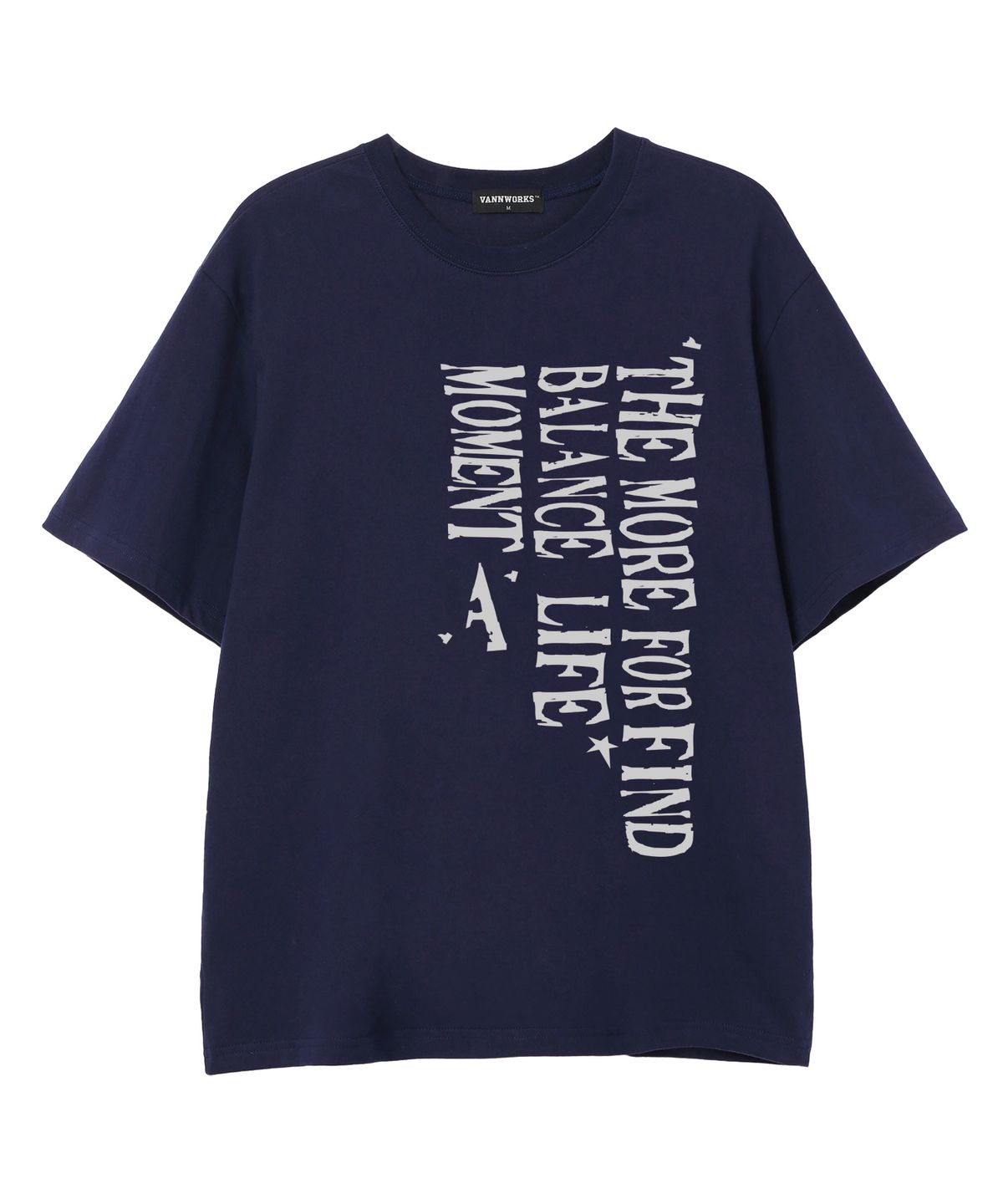 밴웍스(VANNWORKS) URBAN BALANCE 반팔 티셔츠 (VS0132) 네이비