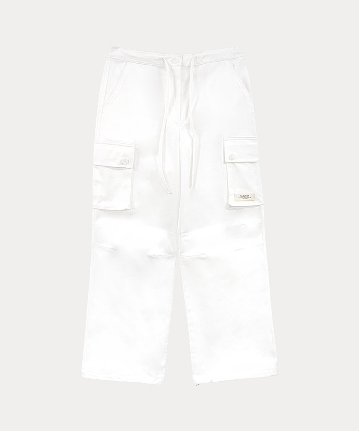 타버트(TARVERT) Casual Utility Cargo Pants - Ivory