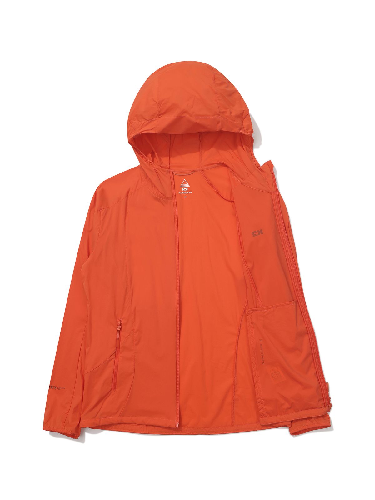 케이투(K2) ALP PERTEX 초경량 바람막이 자켓 W_Orange