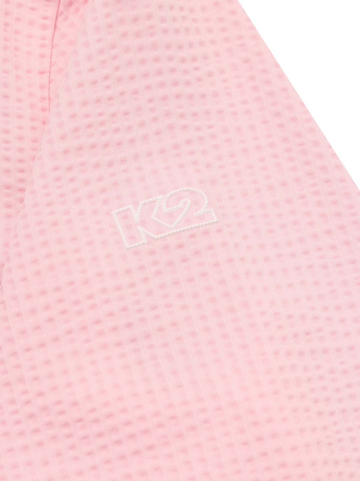 케이투(K2) 시원서커 ICE WAFFLE 긴팔 폴로 W_Cool Pink