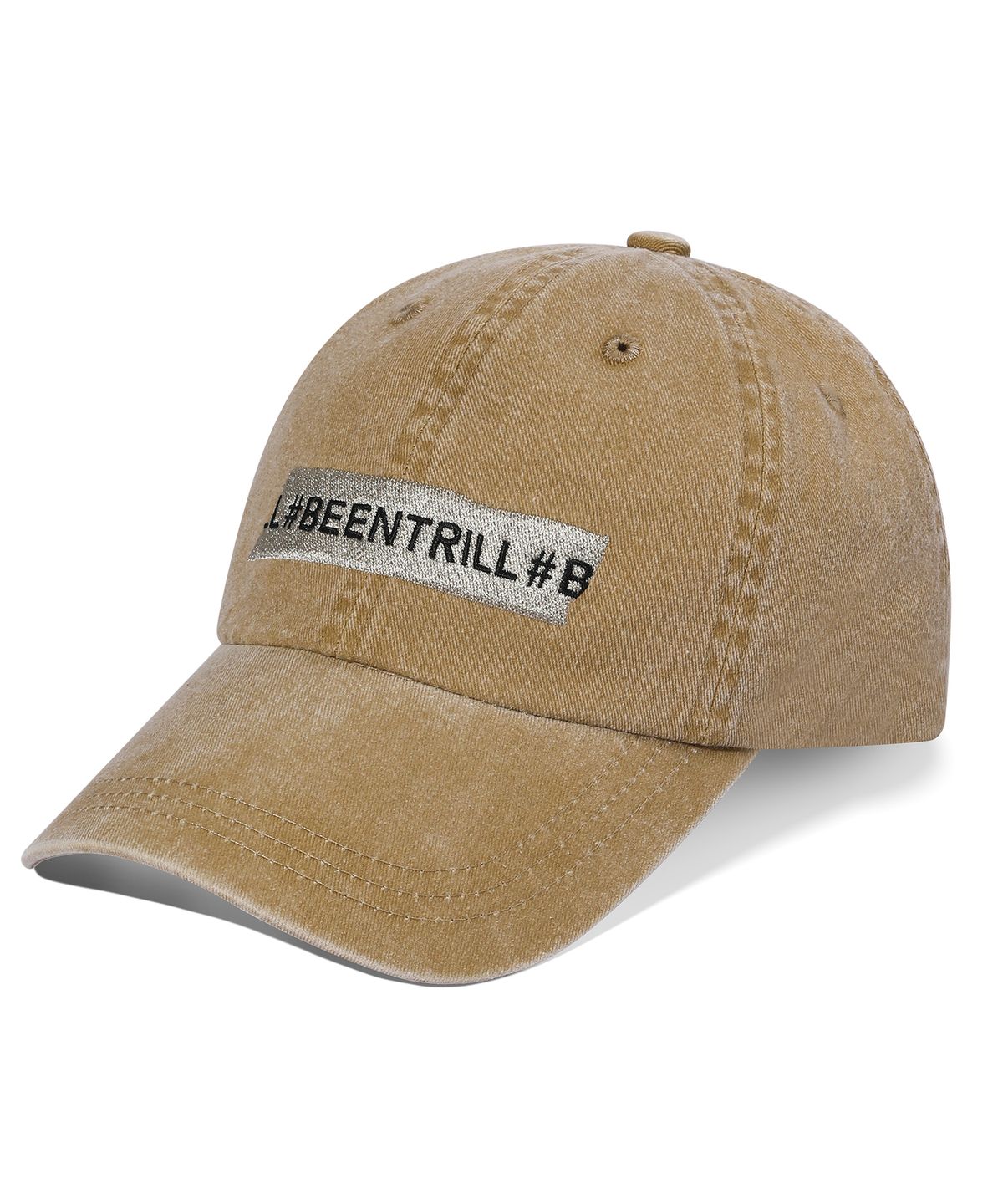 빈트릴(BEENTRILL) 빈티지 테이핑 캡(브라운)