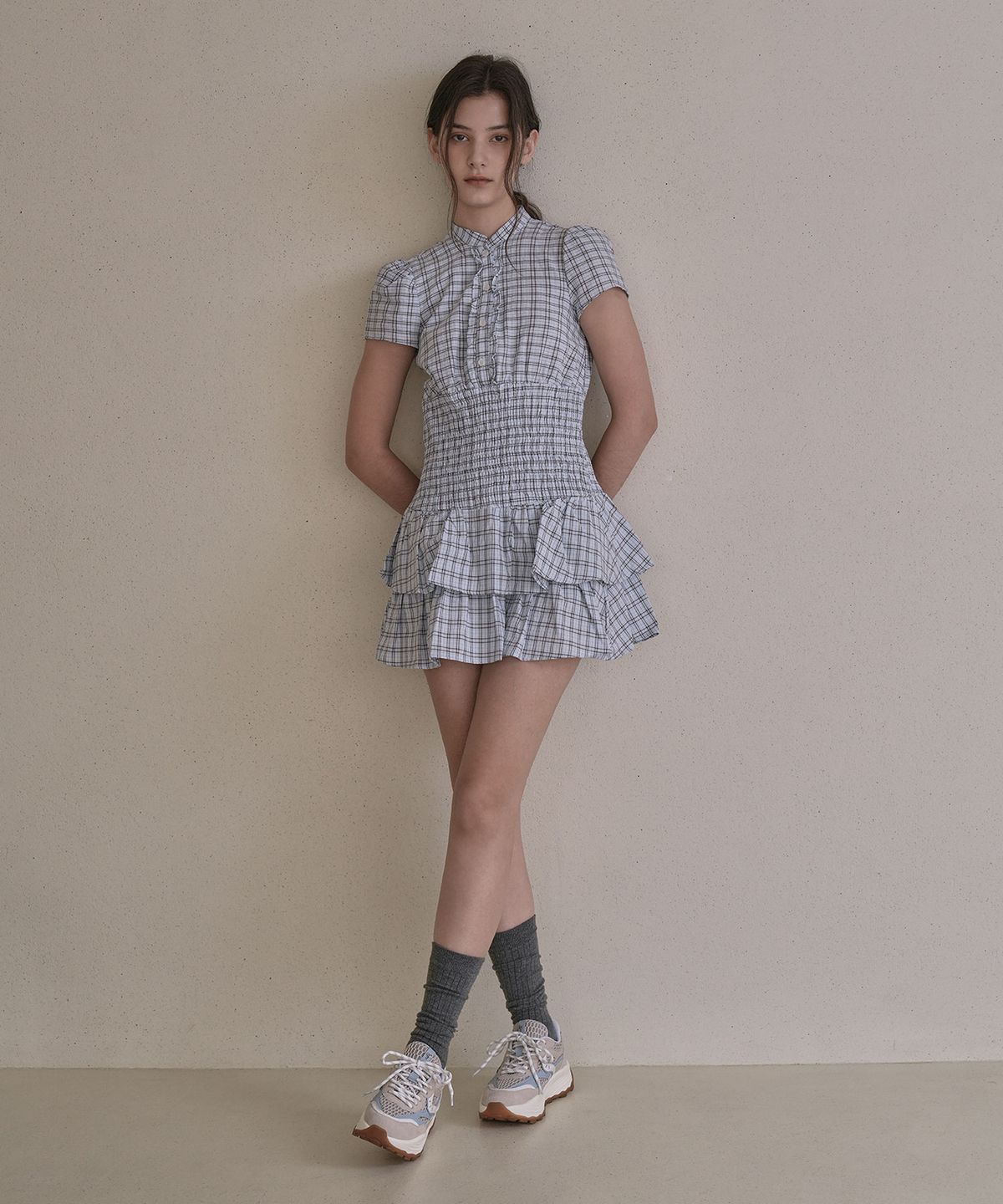앤버터럼(ANDBUTTERUM) Brio_Sneakers_Warm Grey(BF6AMK21WG)