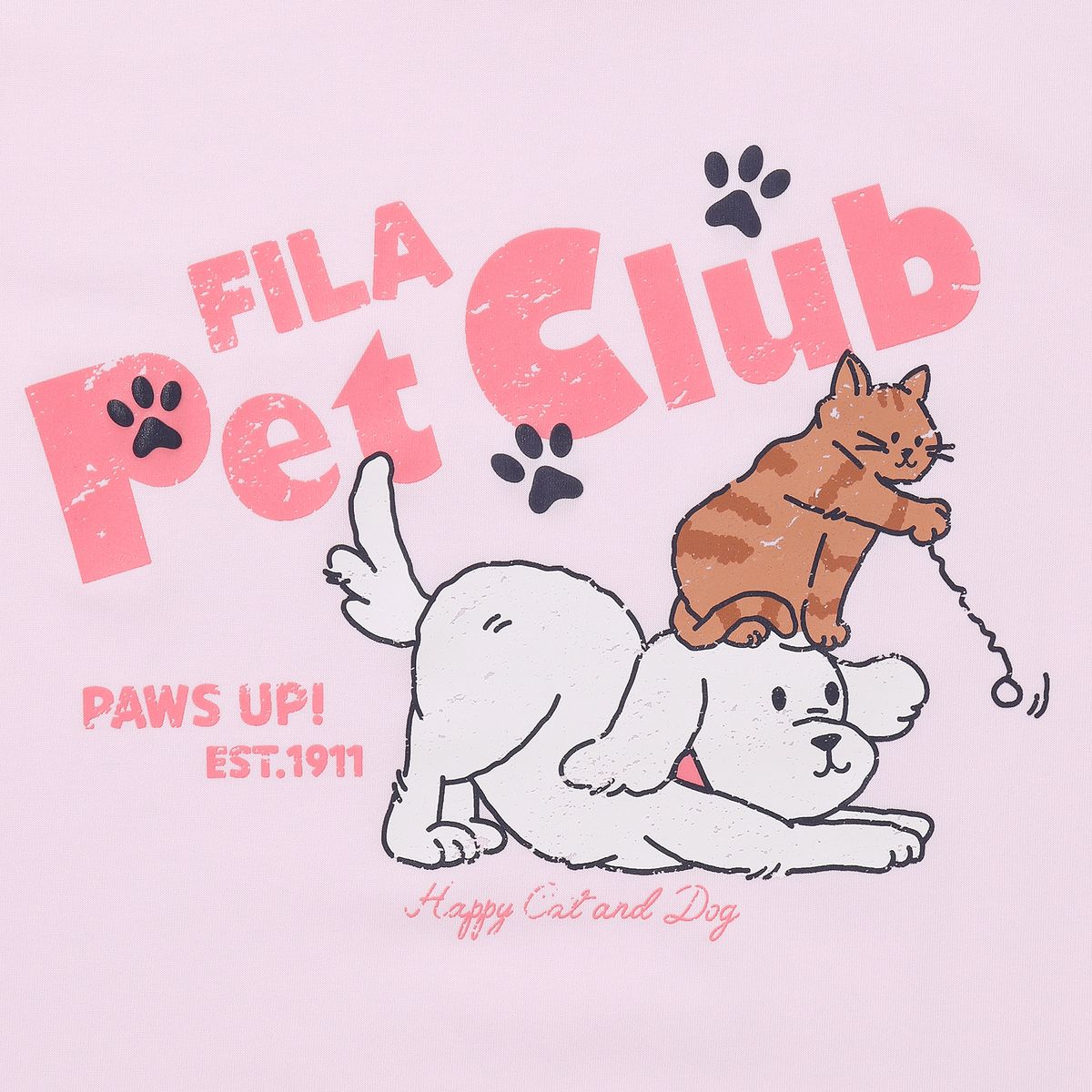 휠라 키즈(FILA KIDS) PET CLUB 반팔 티셔츠
