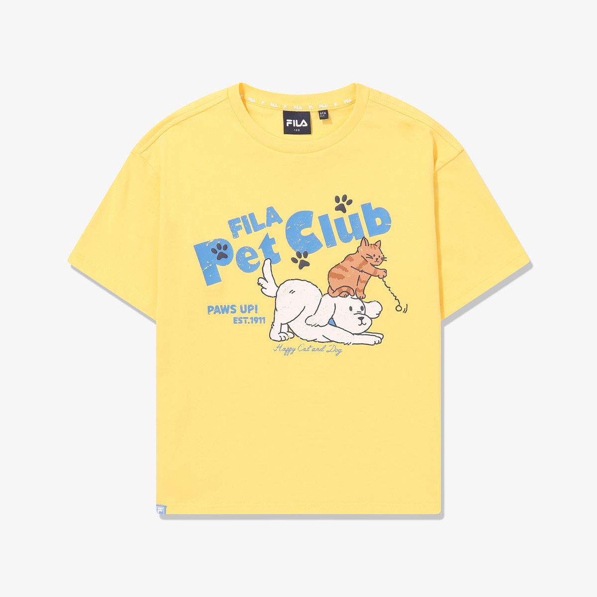 휠라 키즈(FILA KIDS) PET CLUB 반팔 티셔츠