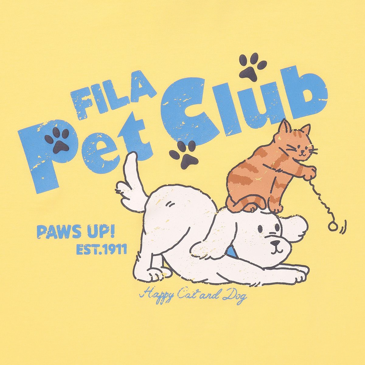 휠라 키즈(FILA KIDS) PET CLUB 반팔 티셔츠