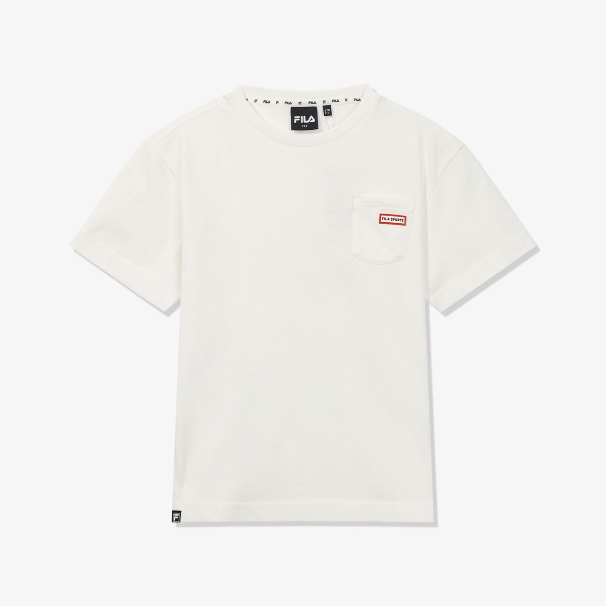 휠라 키즈(FILA KIDS) 에센셜 포켓 와펜 티셔츠