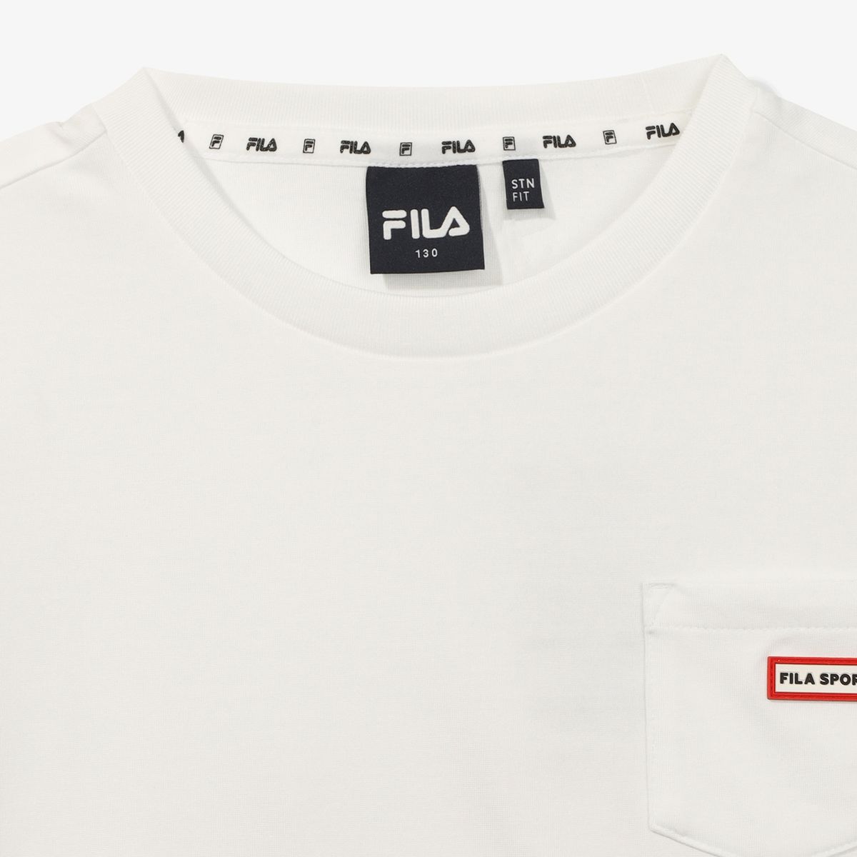 휠라 키즈(FILA KIDS) 에센셜 포켓 와펜 티셔츠