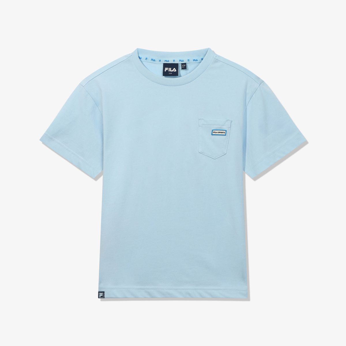 휠라 키즈(FILA KIDS) 에센셜 포켓 와펜 티셔츠