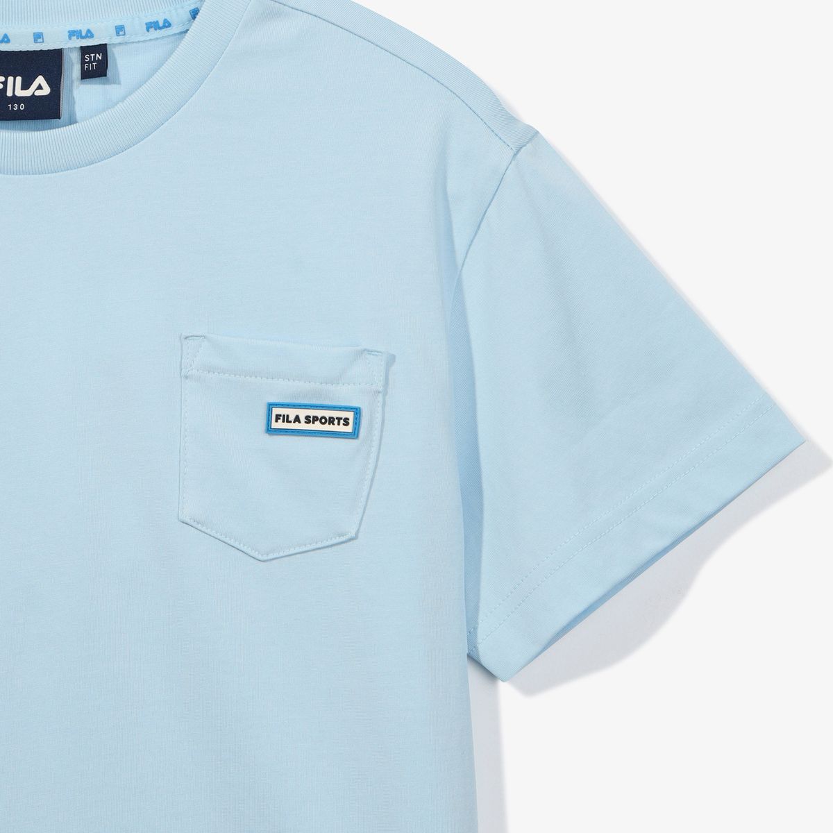 휠라 키즈(FILA KIDS) 에센셜 포켓 와펜 티셔츠