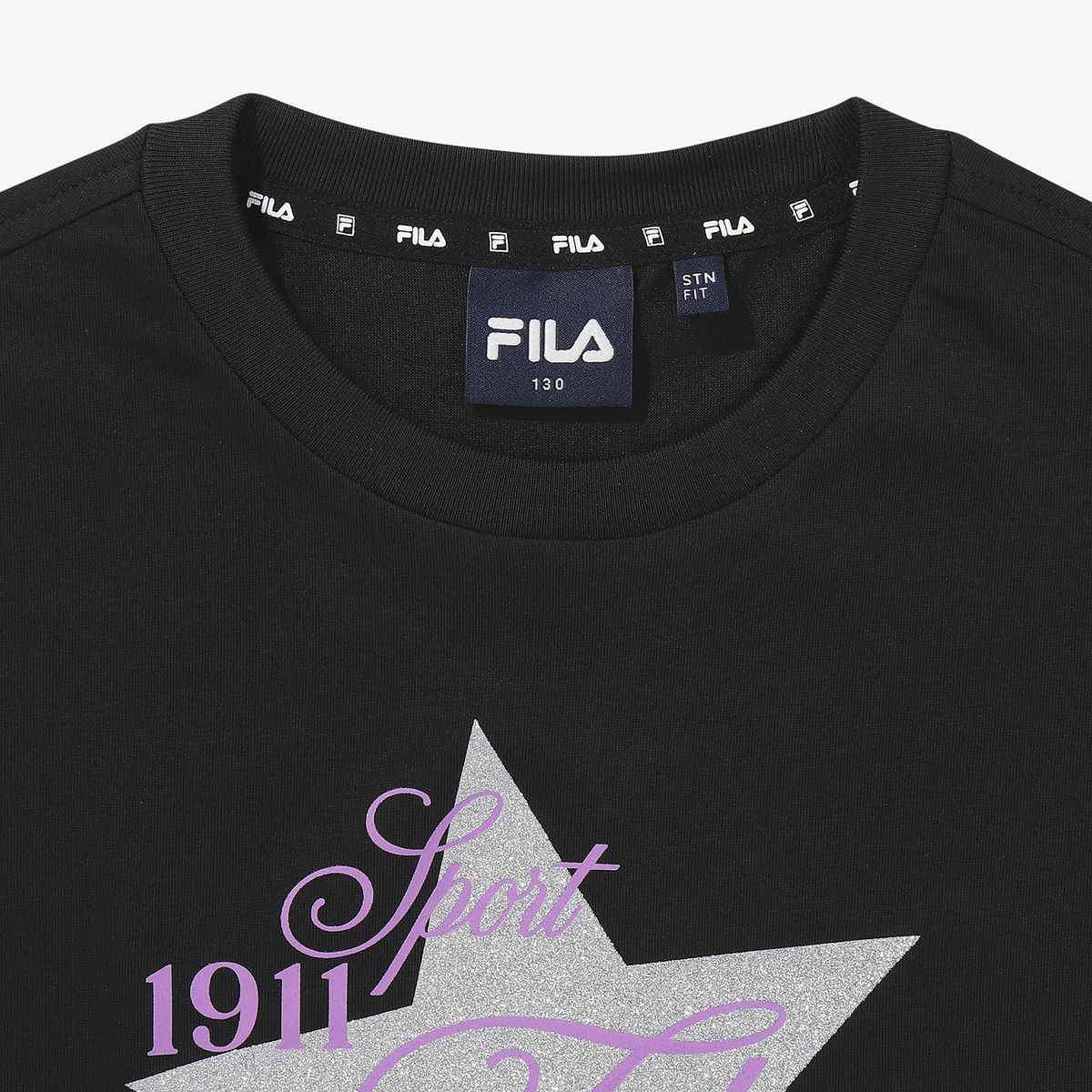 휠라 키즈(FILA KIDS) 트윙클 스티치 크롭티