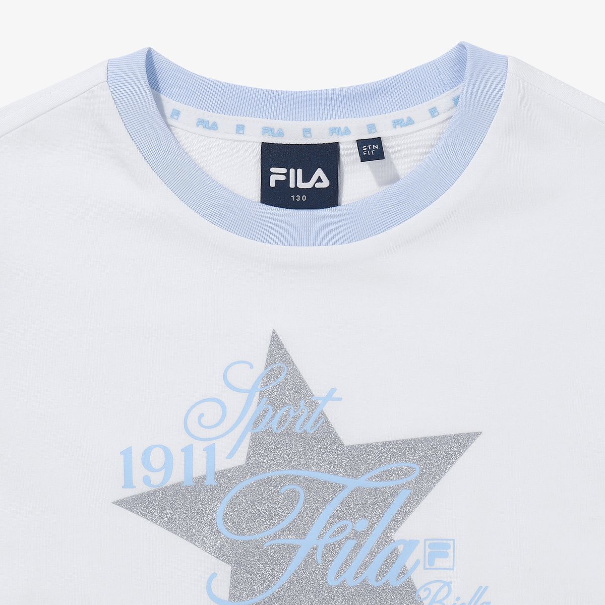 휠라 키즈(FILA KIDS) 트윙클 스티치 크롭티