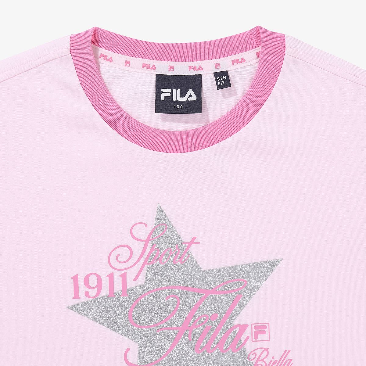 휠라 키즈(FILA KIDS) 트윙클 스티치 크롭티
