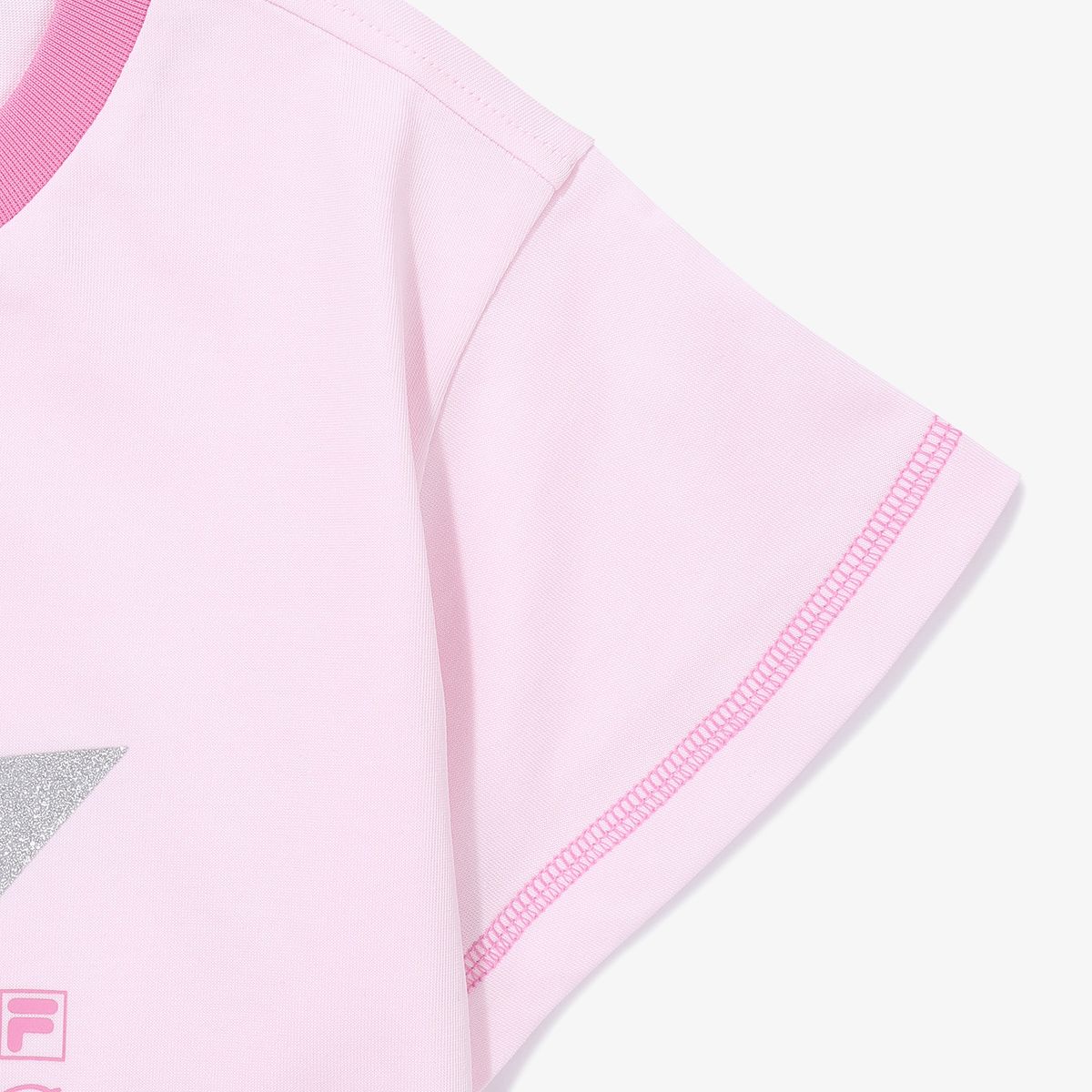 휠라 키즈(FILA KIDS) 트윙클 스티치 크롭티