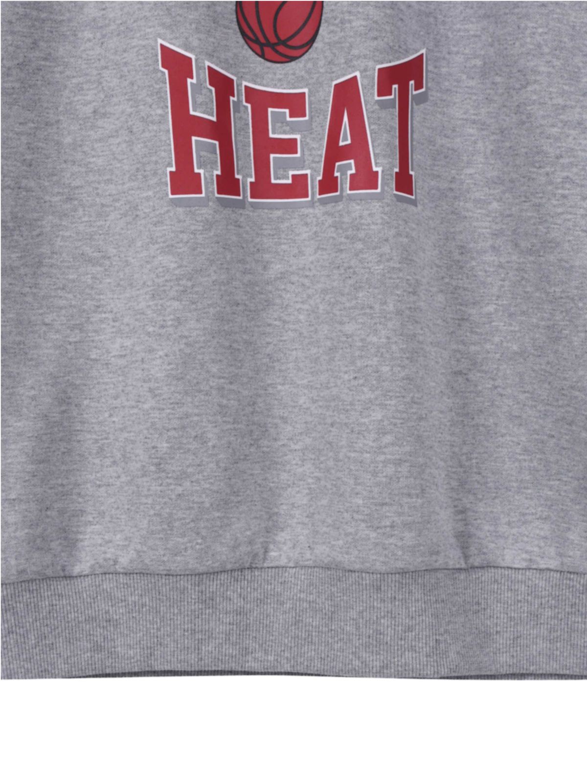 엔비에이(NBA) 팀 아트웍 반팔 맨투맨 멜란지 그레이