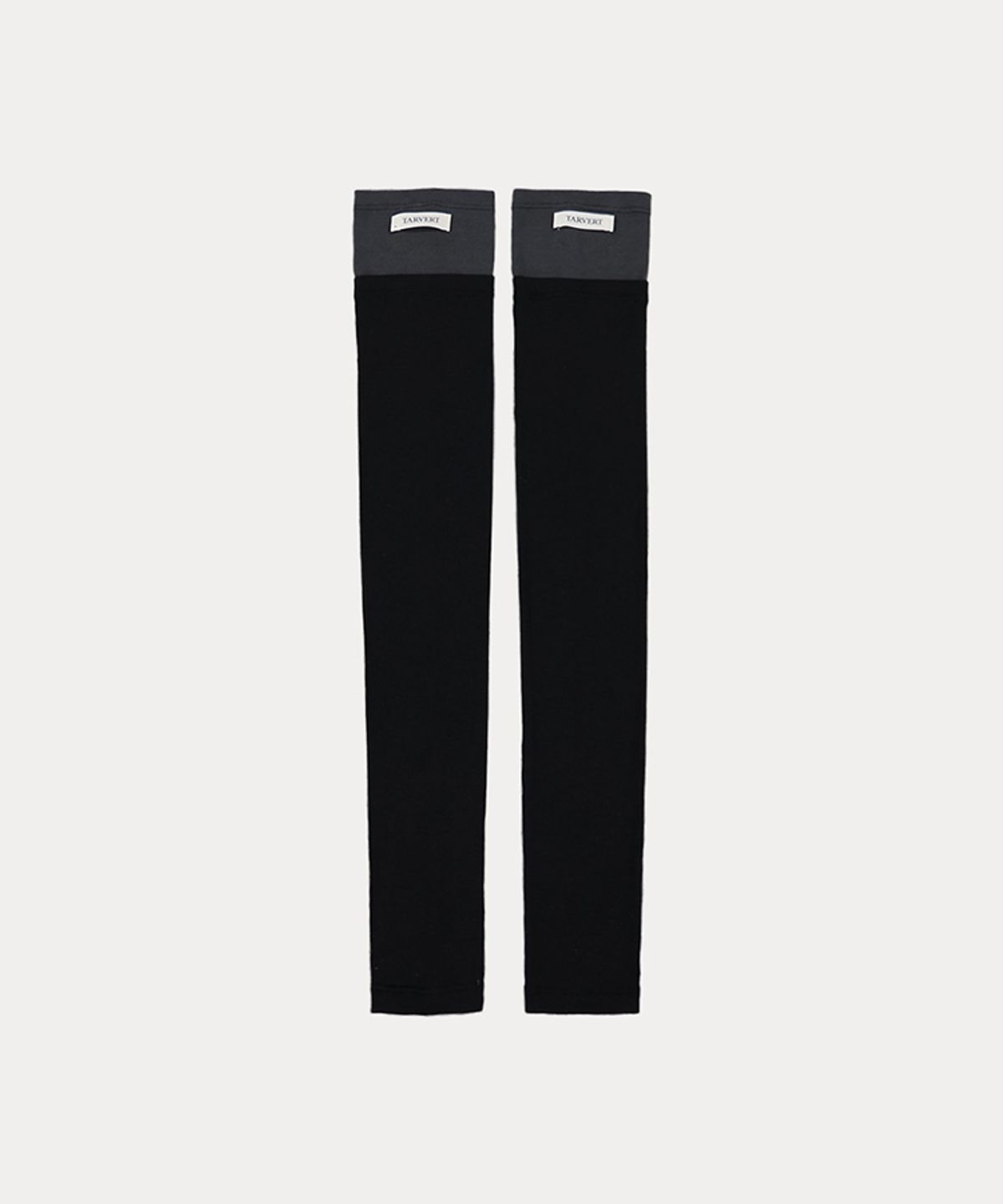 타버트(TARVERT) Logo Layered Legwarmers - Black