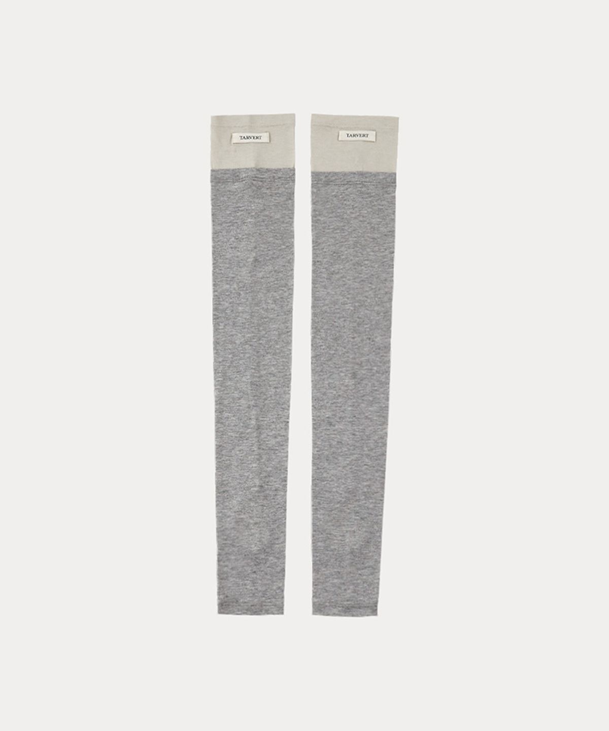 타버트(TARVERT) Logo Layered Legwarmers - Gray