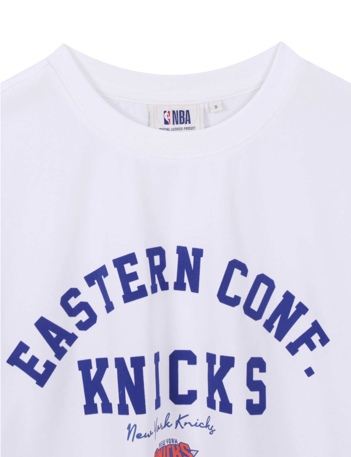 엔비에이(NBA) 어센틱 아치 레터링 반팔 티셔츠 화이트